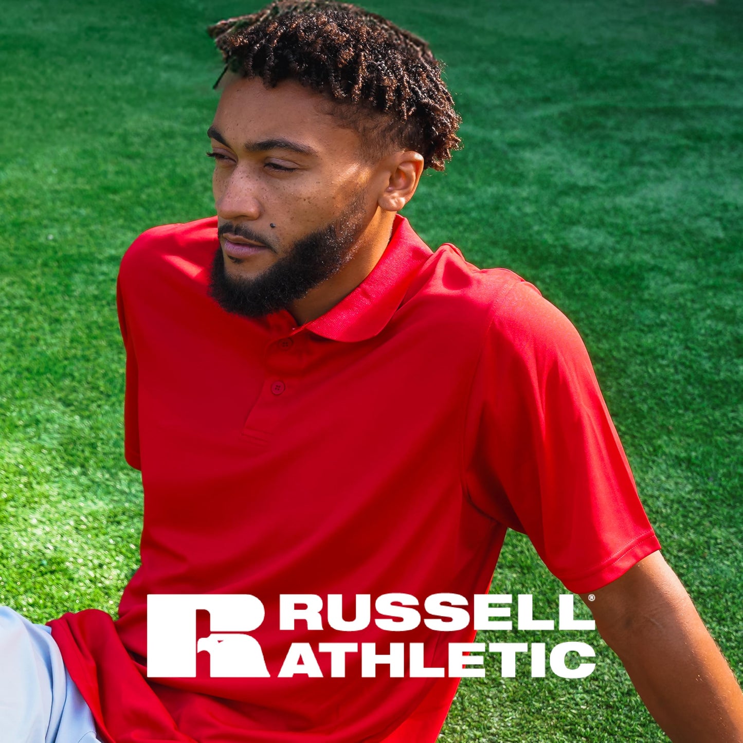 Russell Athletic Men's Dri-Power Performance Golf Polo, Dark Green, XL