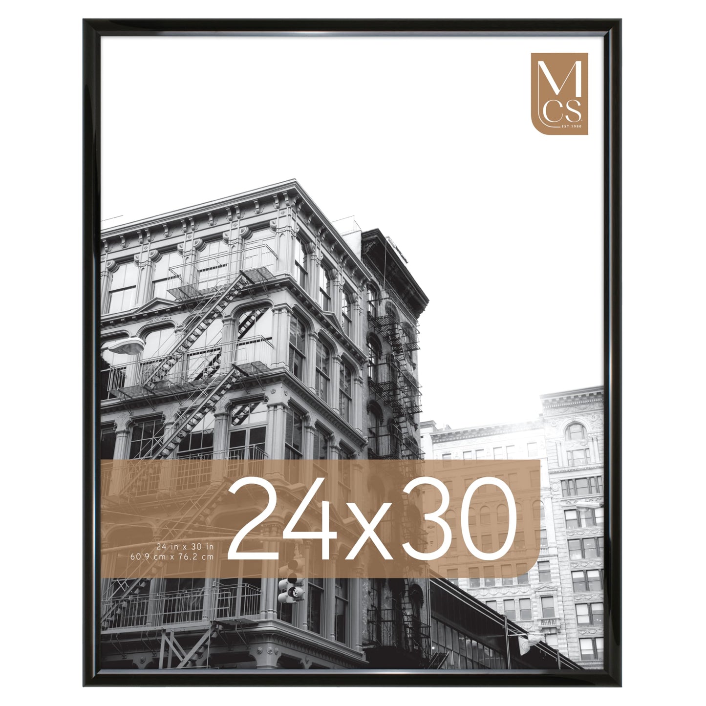 MCS Trendsetter Poster Frame, 24 X 30-Inch, Black