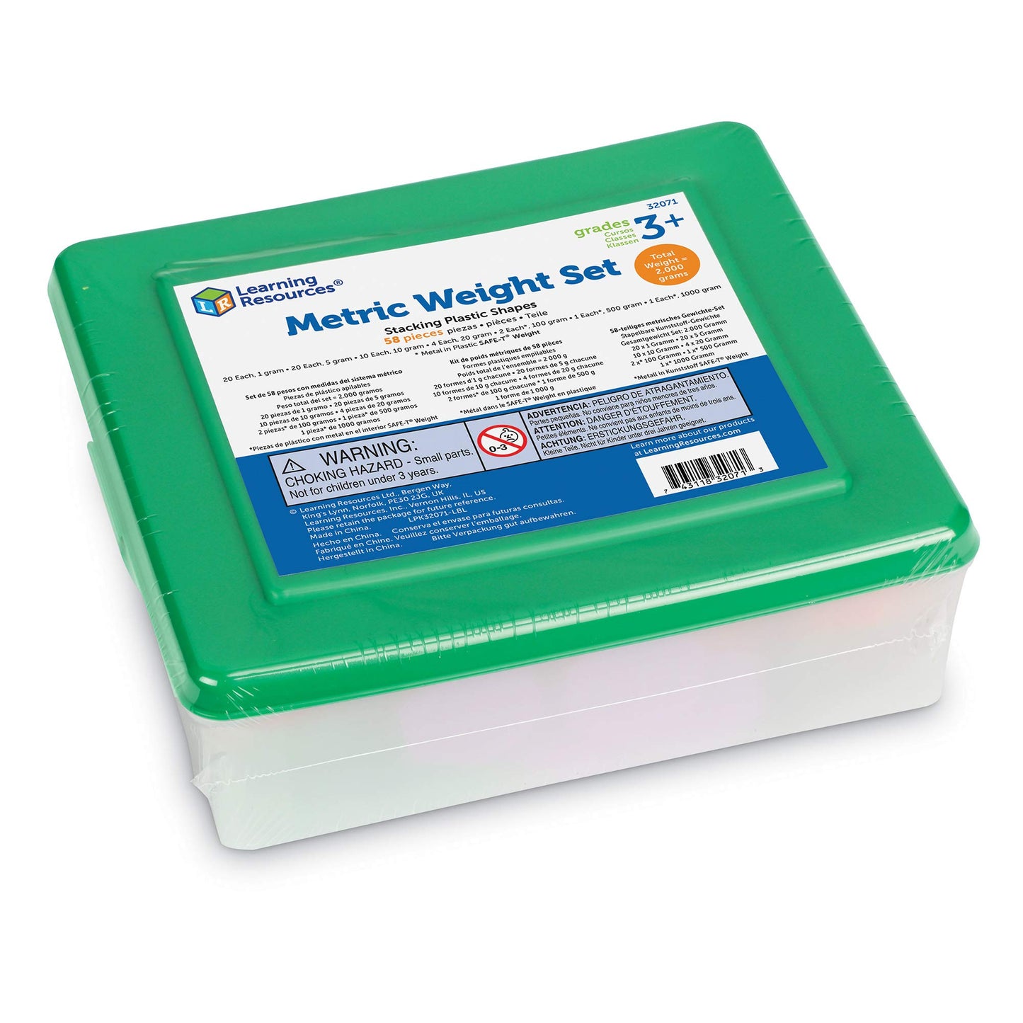 Learning Resources 32071 32071 Metric Weight Set