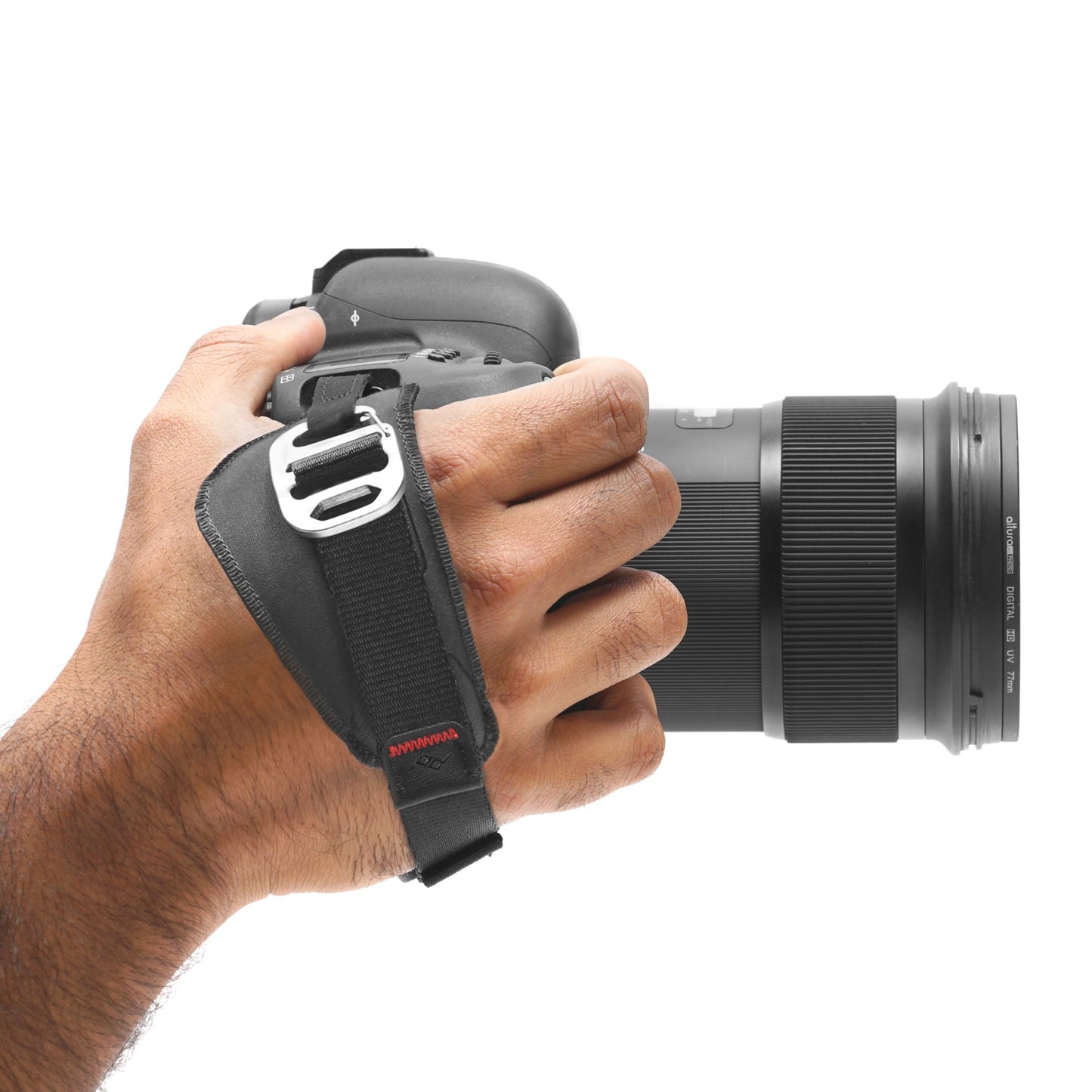 Peak Design Clutch Camera Hand Strap, Compatible with Any DSLR or SLR Body, Small, Sleek and Durable, Quick Release, Adjustment and Connection, Camera Straps for Photographers, 200 lb Capacity
