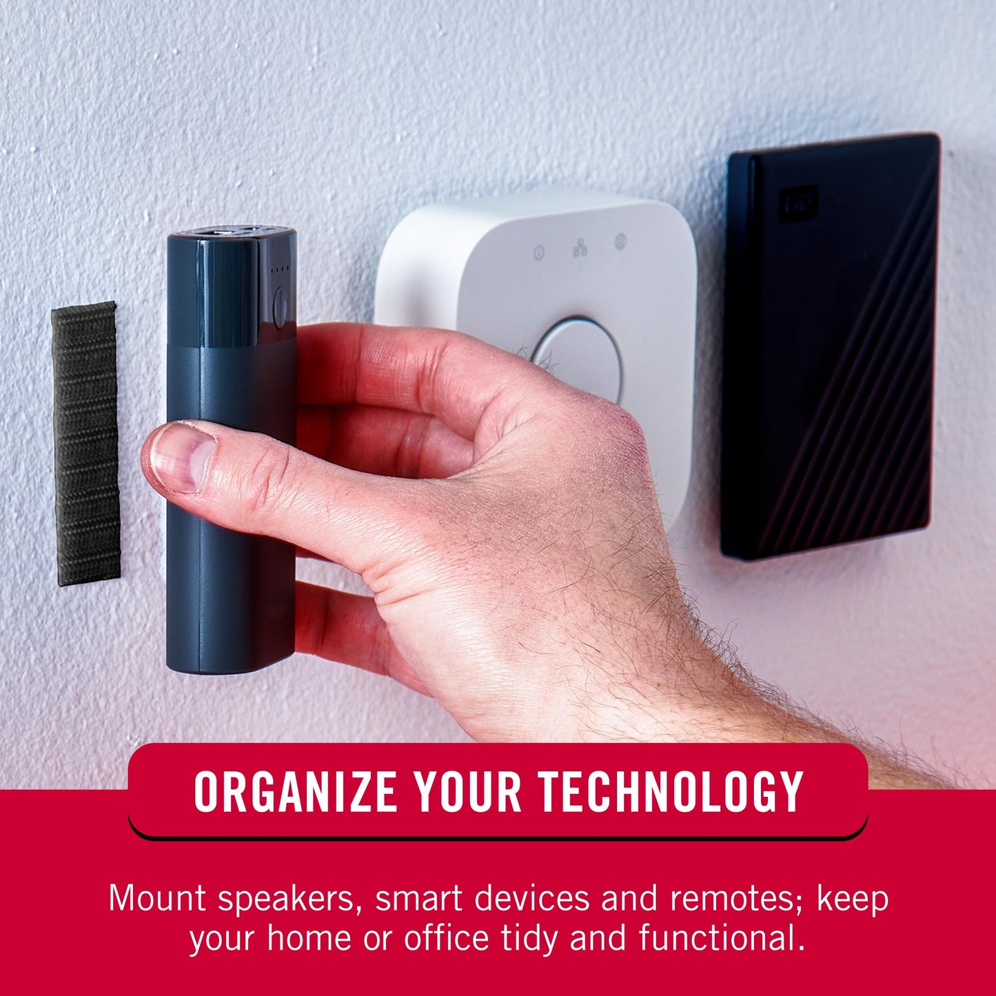VELCRO Brand Sticky Back | Hook and Loop Fasteners | Keep Things Organized and Connected | 5ft x 3/4in | Tape, Black
