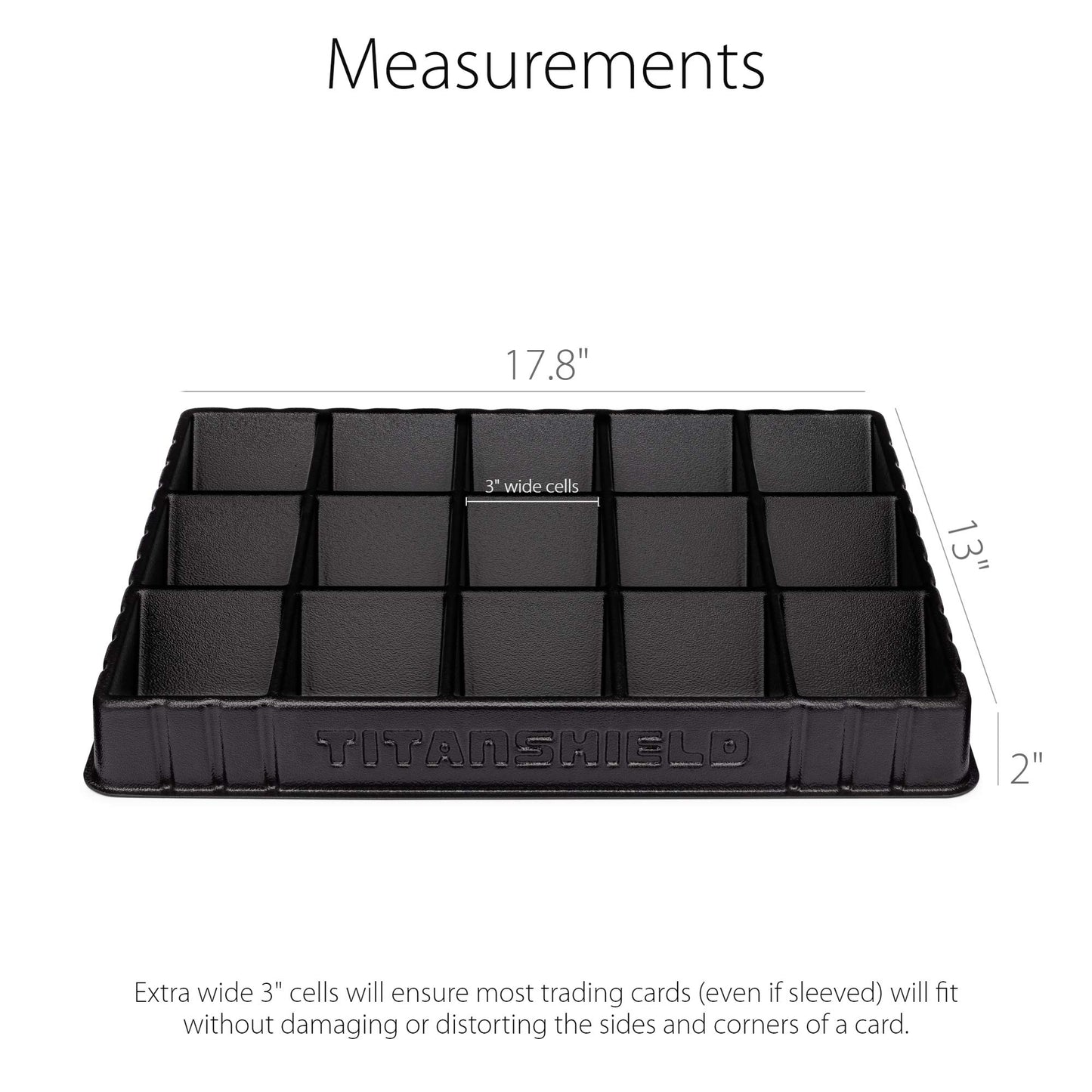 TitanShield (2 Pack Card Sorting & Dealer Tray, Black