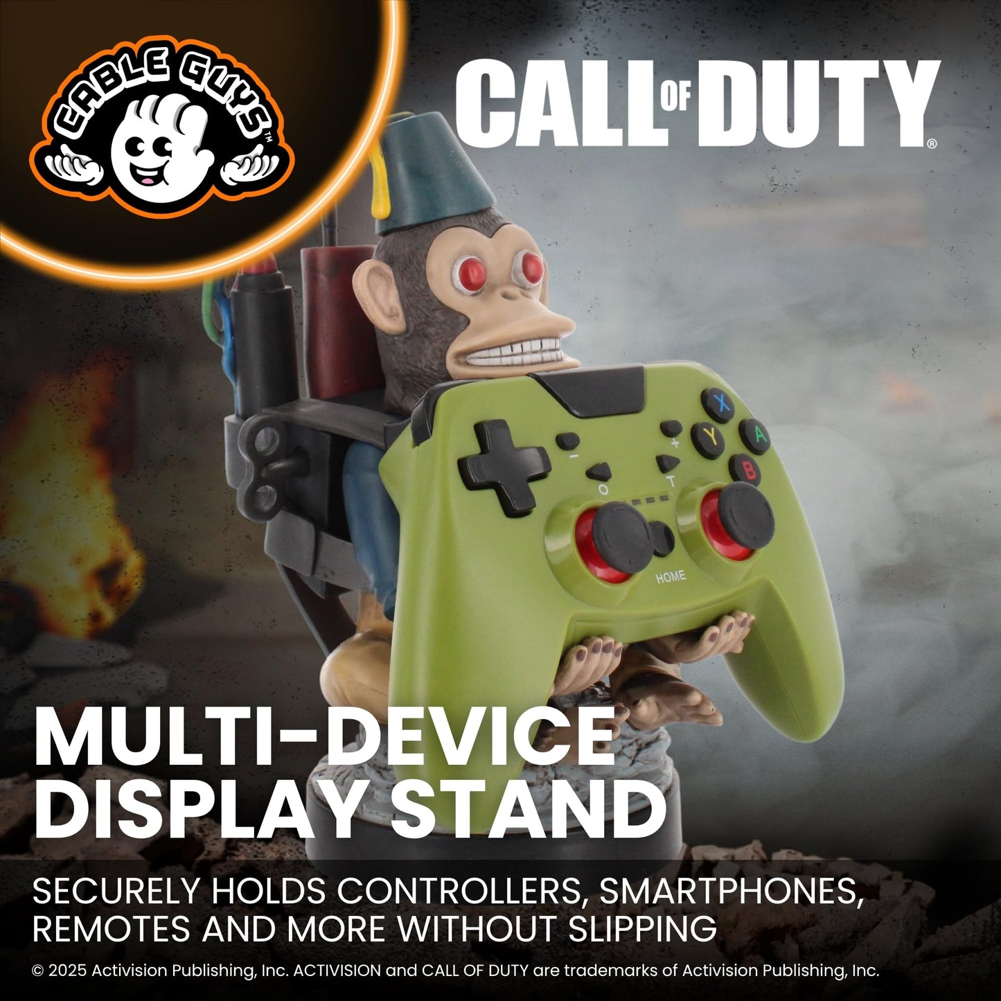 Cable Guys - Activision Call of Duty (Black Ops Cold War) Monkey Bomb Controller and Phone Holder (PS4/)