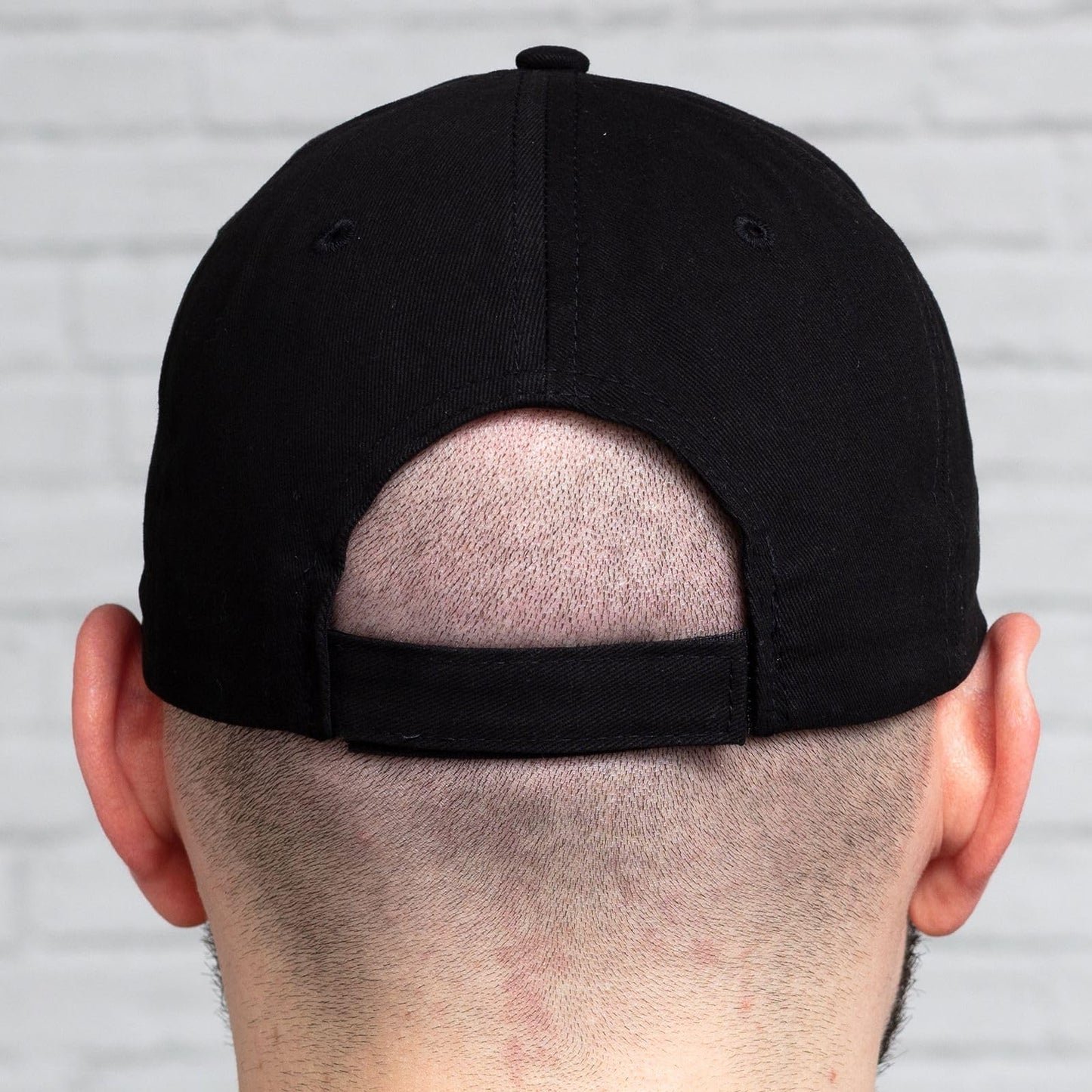 MARTIN Logo Cap – Black | Low-Profile Fit with Adjustable Hook & Loop Closure | Classic Six-Panel Design Logo