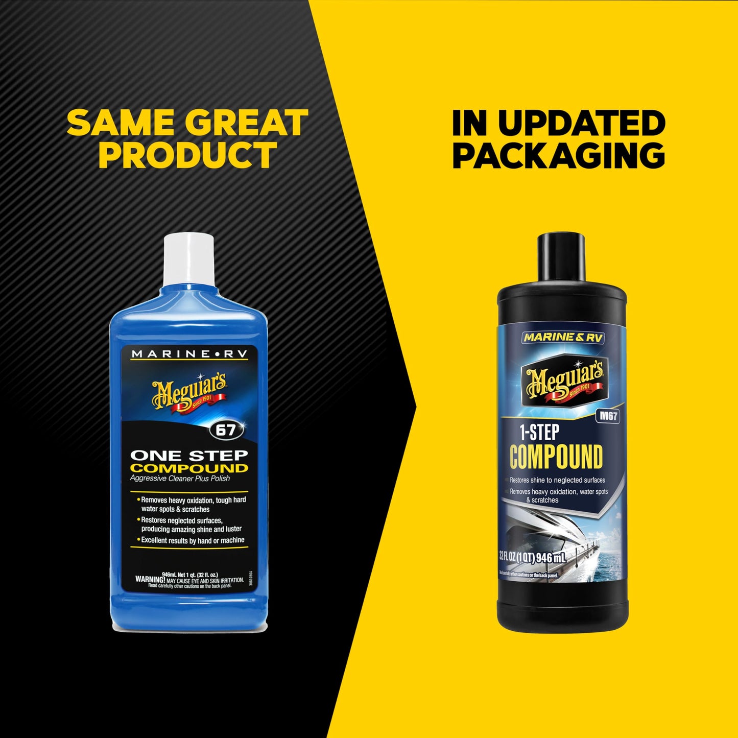 Meguiar's M6732 Marine/RV One Step Compound - 32 oz.