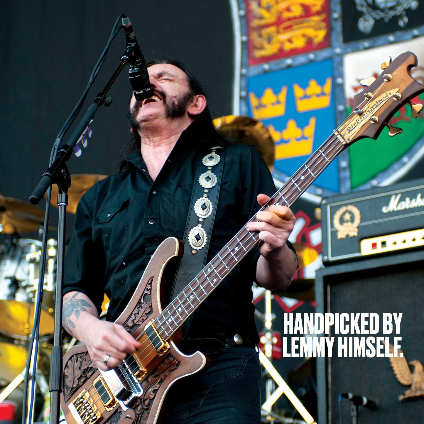 Jim Dunlop LKS50105 Lemmy Kilmister Signature Coated Steel Bass Guitar 4-String Set.050-.105 Gauge