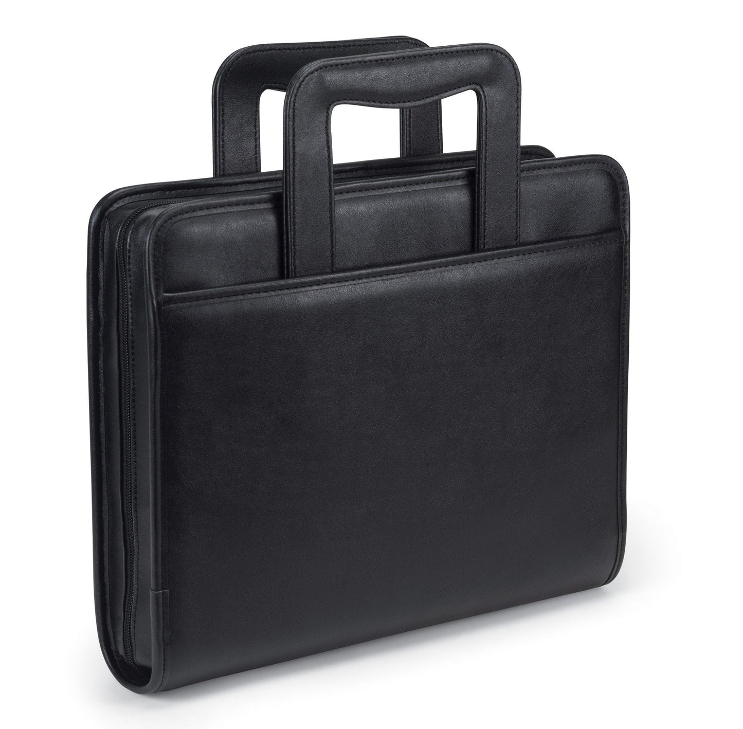 Samsill 15670 Professional 2-Inch Zipper Binder with iPad Pocket, Black