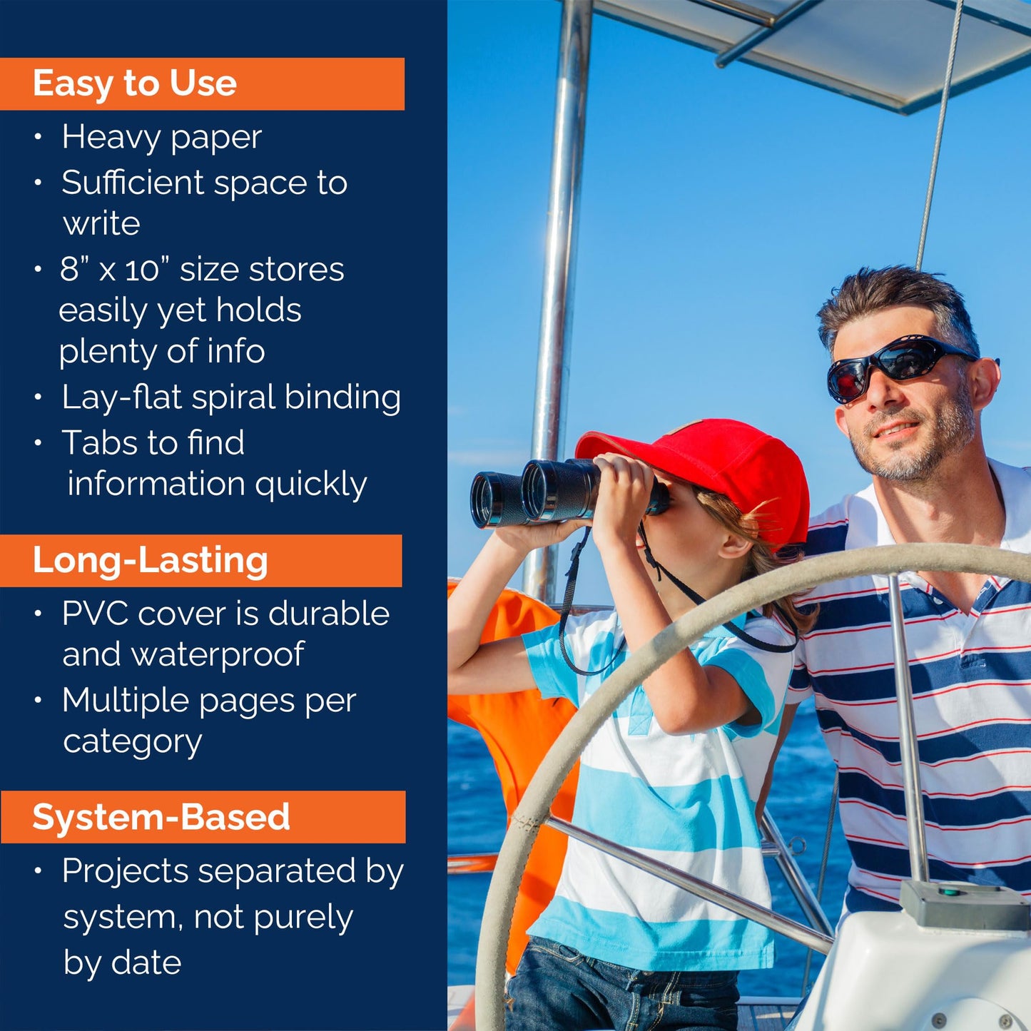 The Boat Galley Ship's Log: 5 Logs in 1 Book - Watch Log, Cruising Log, Fluid Changes & Fills, Maintenance, Repairs & Upgrades Plus Vessel and Spares Inventory