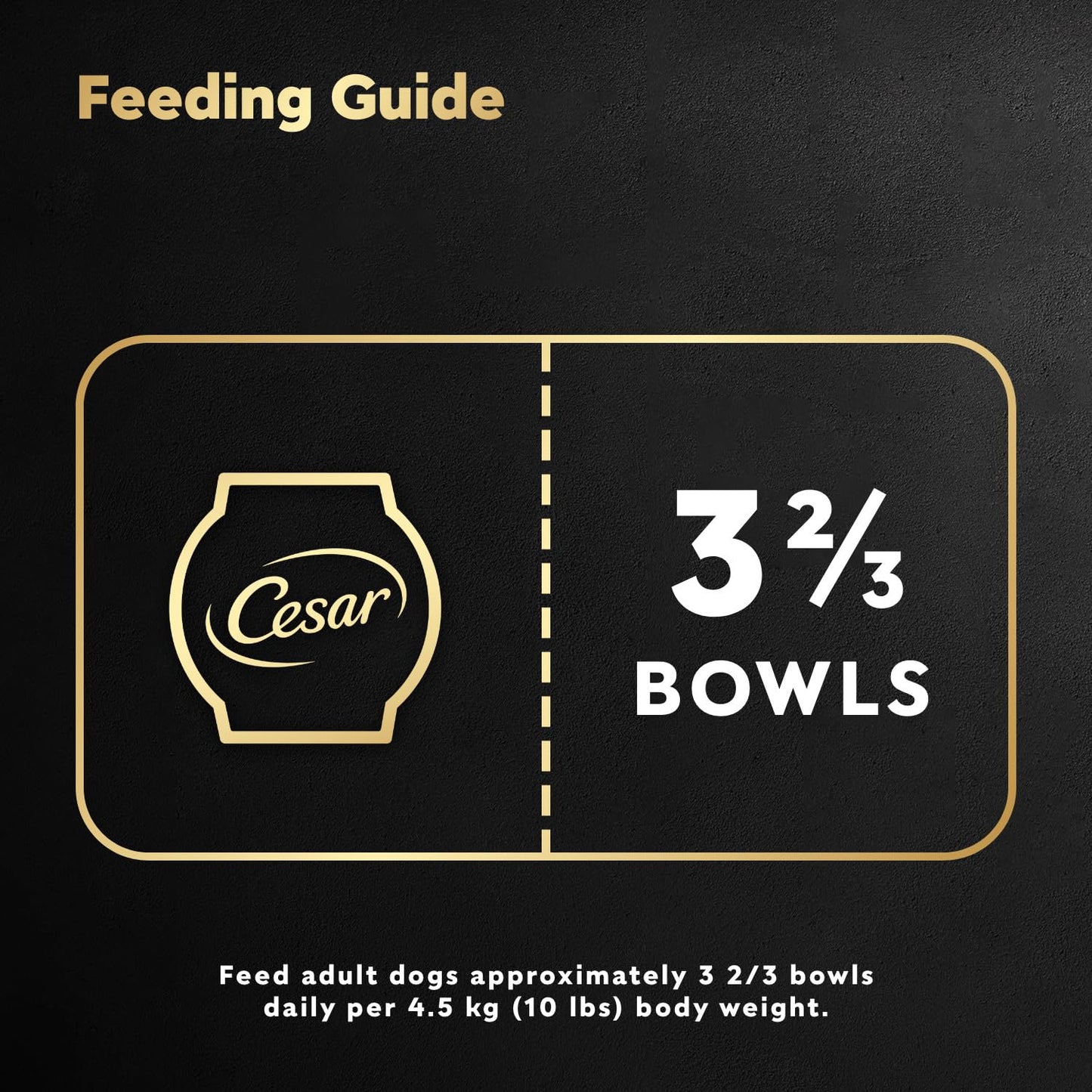 Cesar Wholesome Bowls Adult Wet Dog Food Chicken, 85g Pack of 10