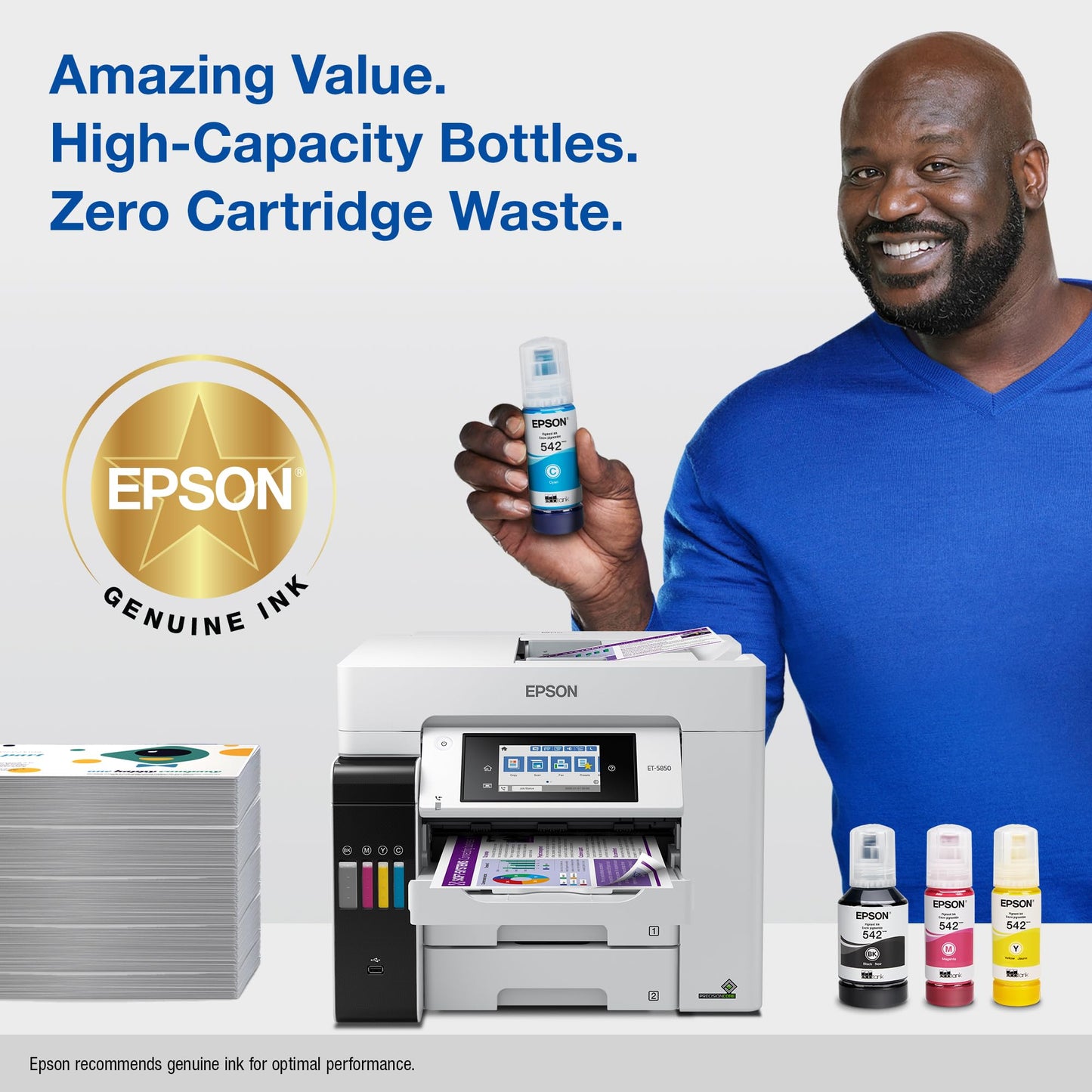 Epson T542 EcoTank Yellow Ink Bottle