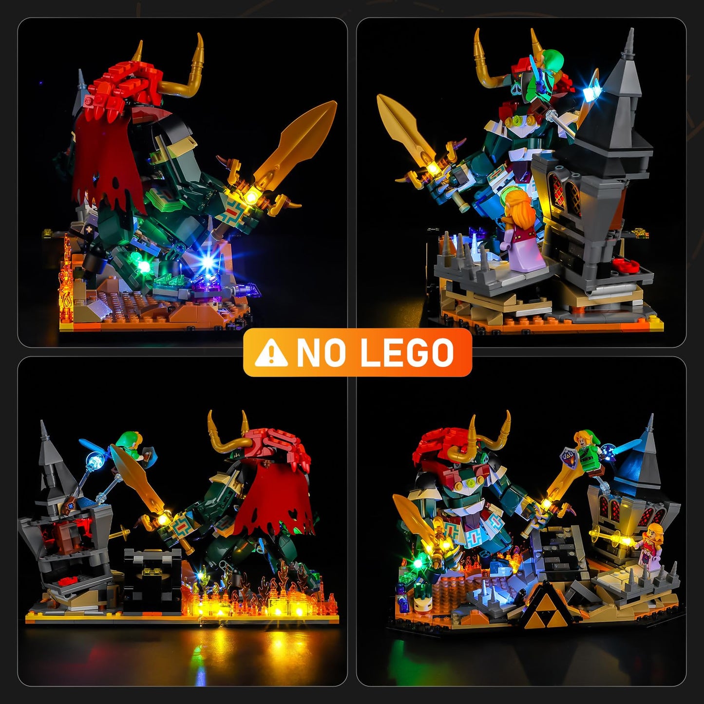 LIGHTAILING Led Light for Lego-77093 The Legend of Zelda Ocarina of Time – The Final Battle - Easy Install, Hidden Wiring, Home Decor & Gift-Ready (Model Not Included)