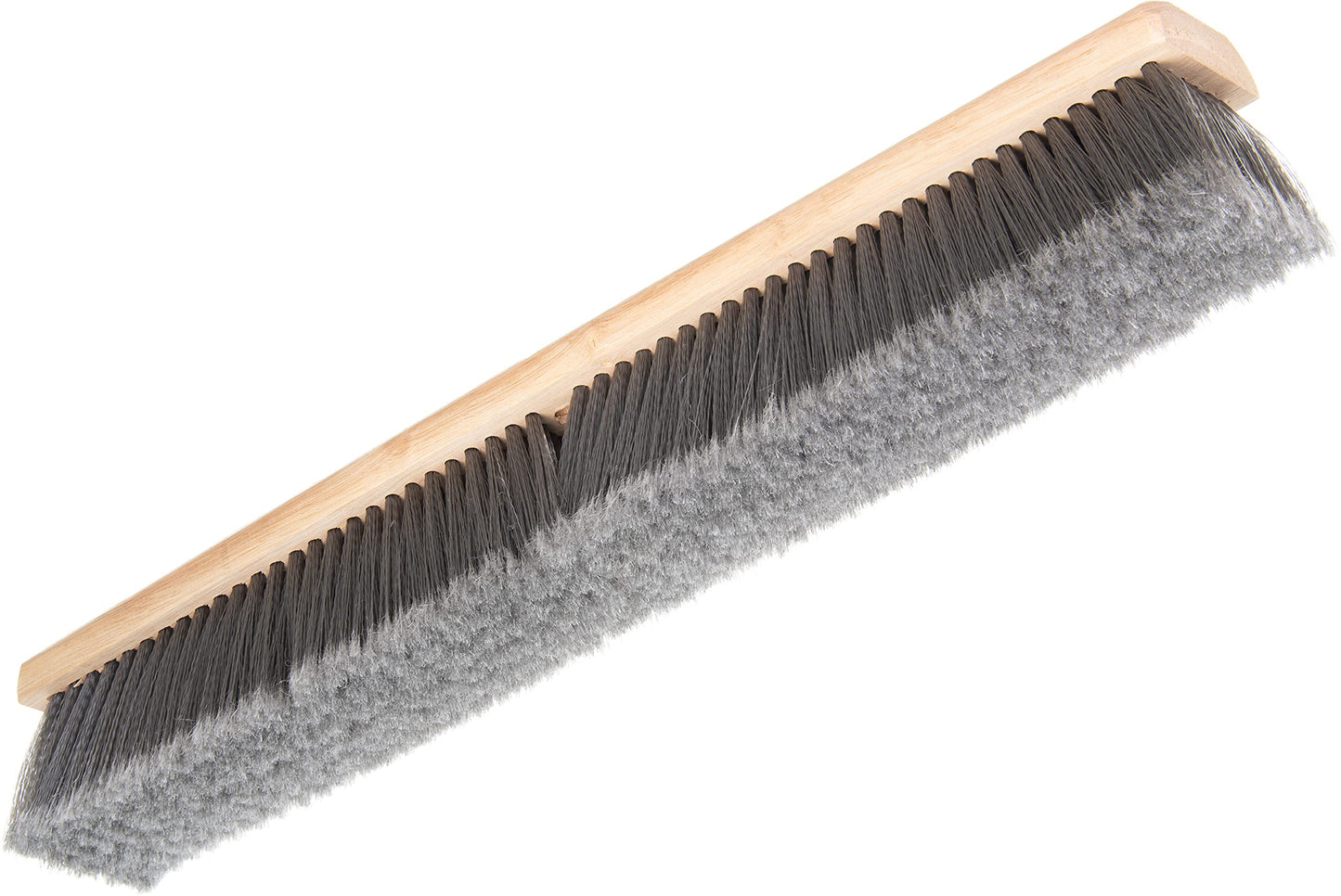SPARTA 4501423 Flo-Pac Flagged Fine Floor Sweep, Polypropylene Bristles, 24" Block Size, 3" Bristle Trim, Gray