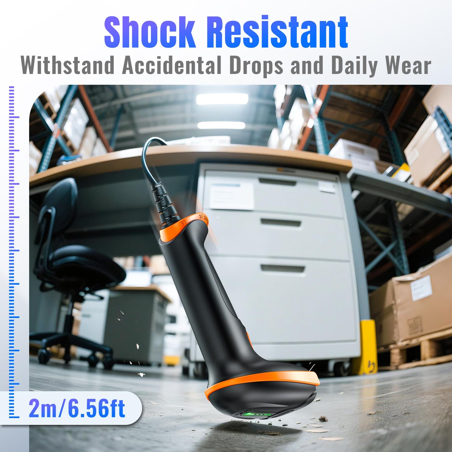 Tera 1D 2D QR Barcode Scanner Wired USB Handheld Support PDF417 Data Matrix 1D Bar Code Reader for Windows Mac Linux Plug and Play for Mobile Payment Convenience Store Supermarket Warehouse D5100Y