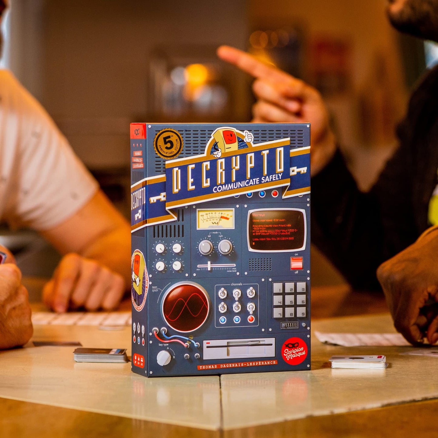 Decrypto: 5th Anniversary Edition | English Version | Deduction Party Game | Ages 12+ | 3 to 8 Players | 30 Minutes