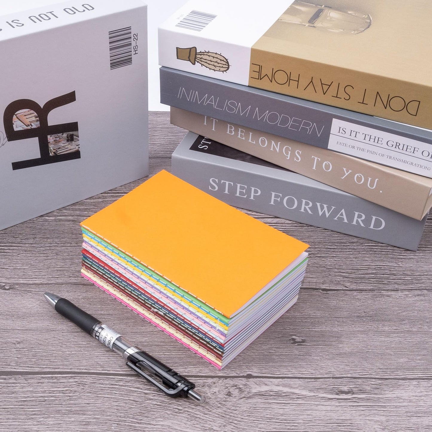 100 PCS Mini Notebooks Bulk, 3.5 x 5.5 Inch Small Pocket Notebook Colorful Cover Notebooks Mini Journal Memo Notepads for Office Supplies (25 Colors, 24 Sheets/ 48 Pages)