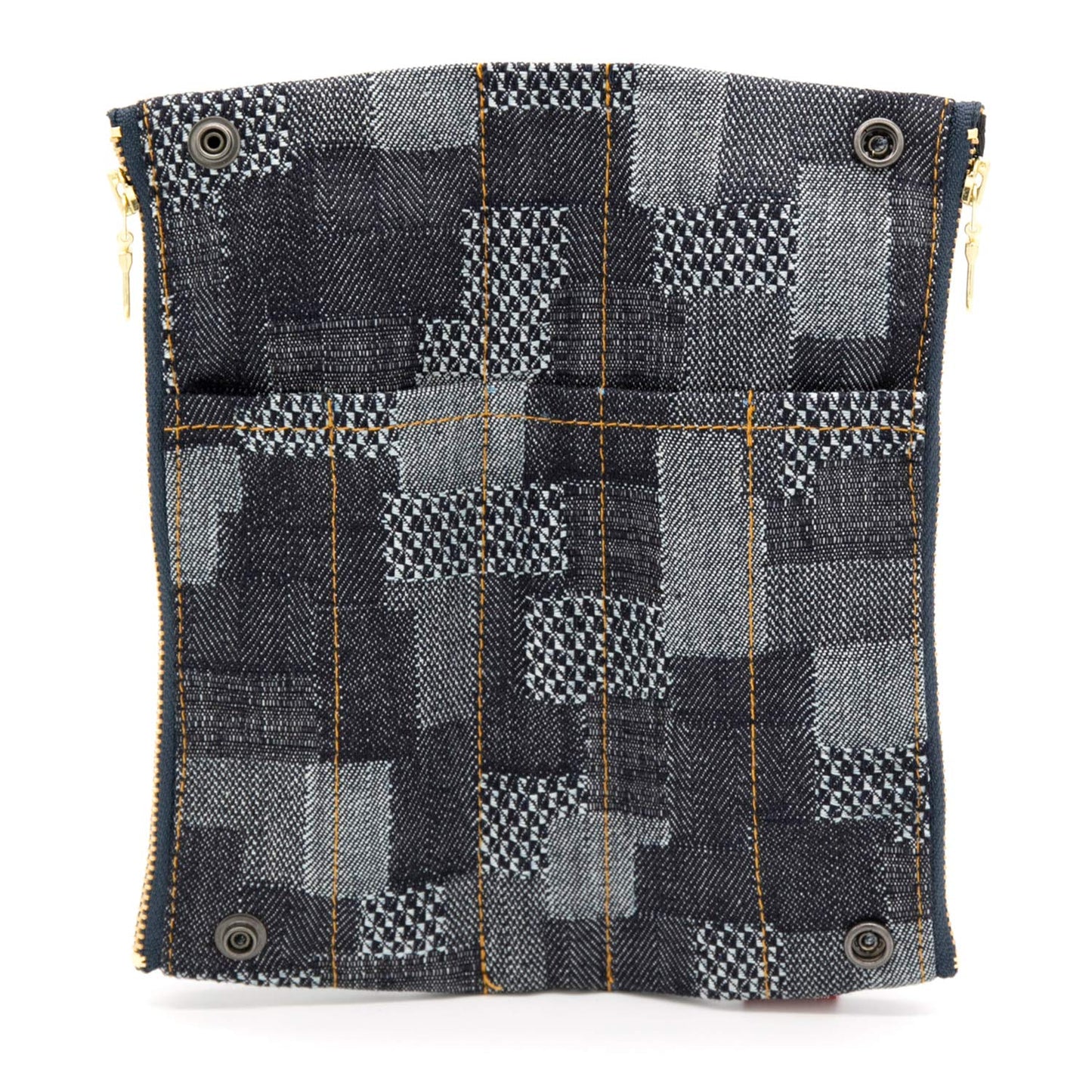 Luddite LDD-BNPN-101 Bendy Pen Case, Denim Patchwork