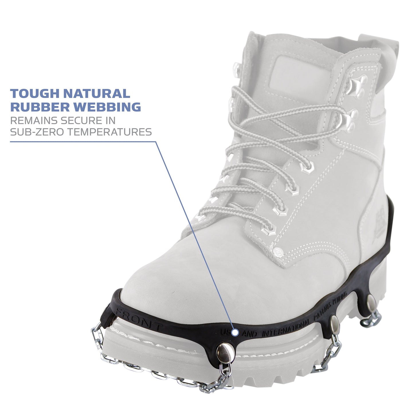 Yaktrax Traction Chains for Walking on Ice and Snow (1 Pair), Medium
