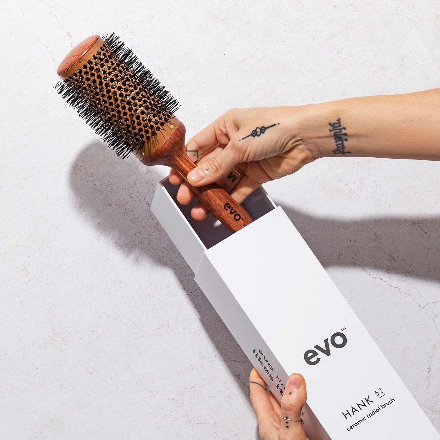 EVO Ceramic Vent Radial Brush, Hank 52