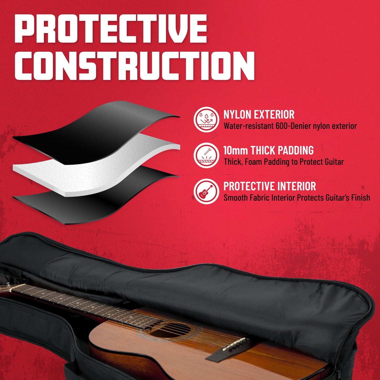 Gator GBE-MINI-ACOU Acoustic Guitar Bag Black