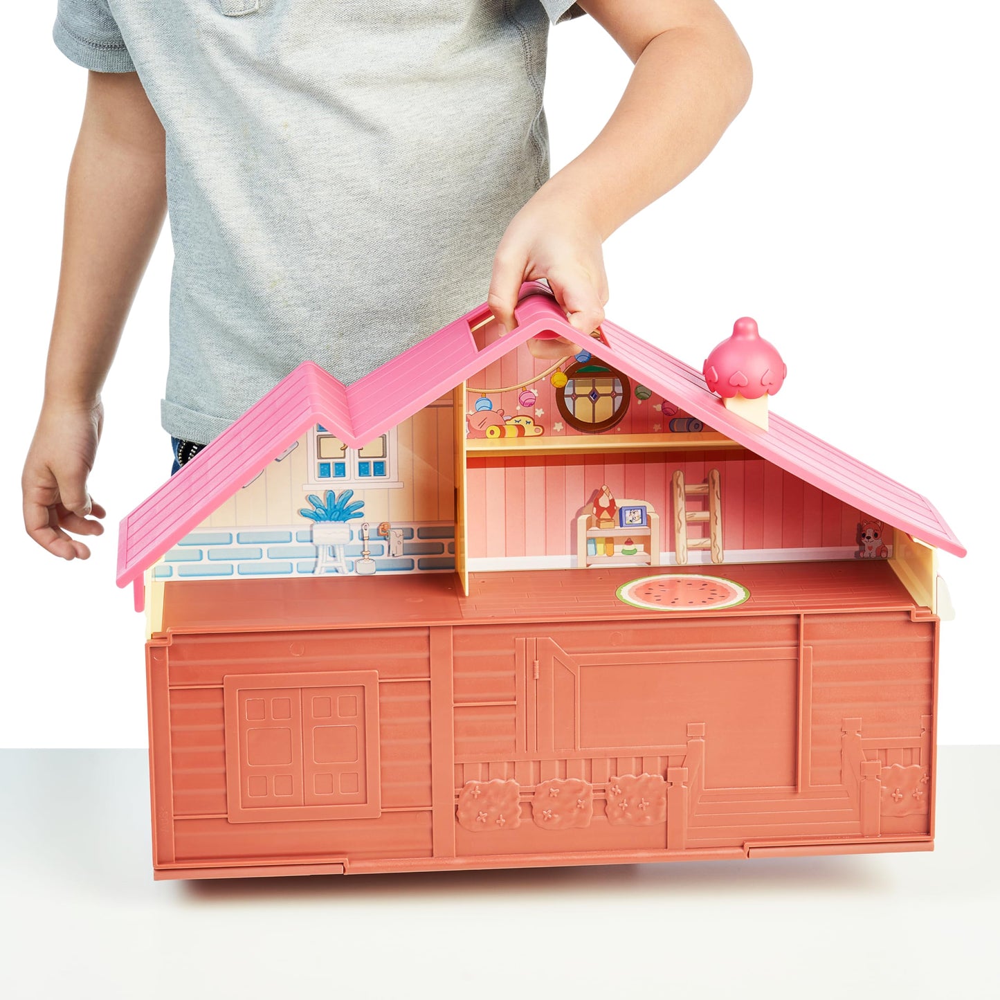 Bluey Family Home Playset with 2.5" poseable Figure