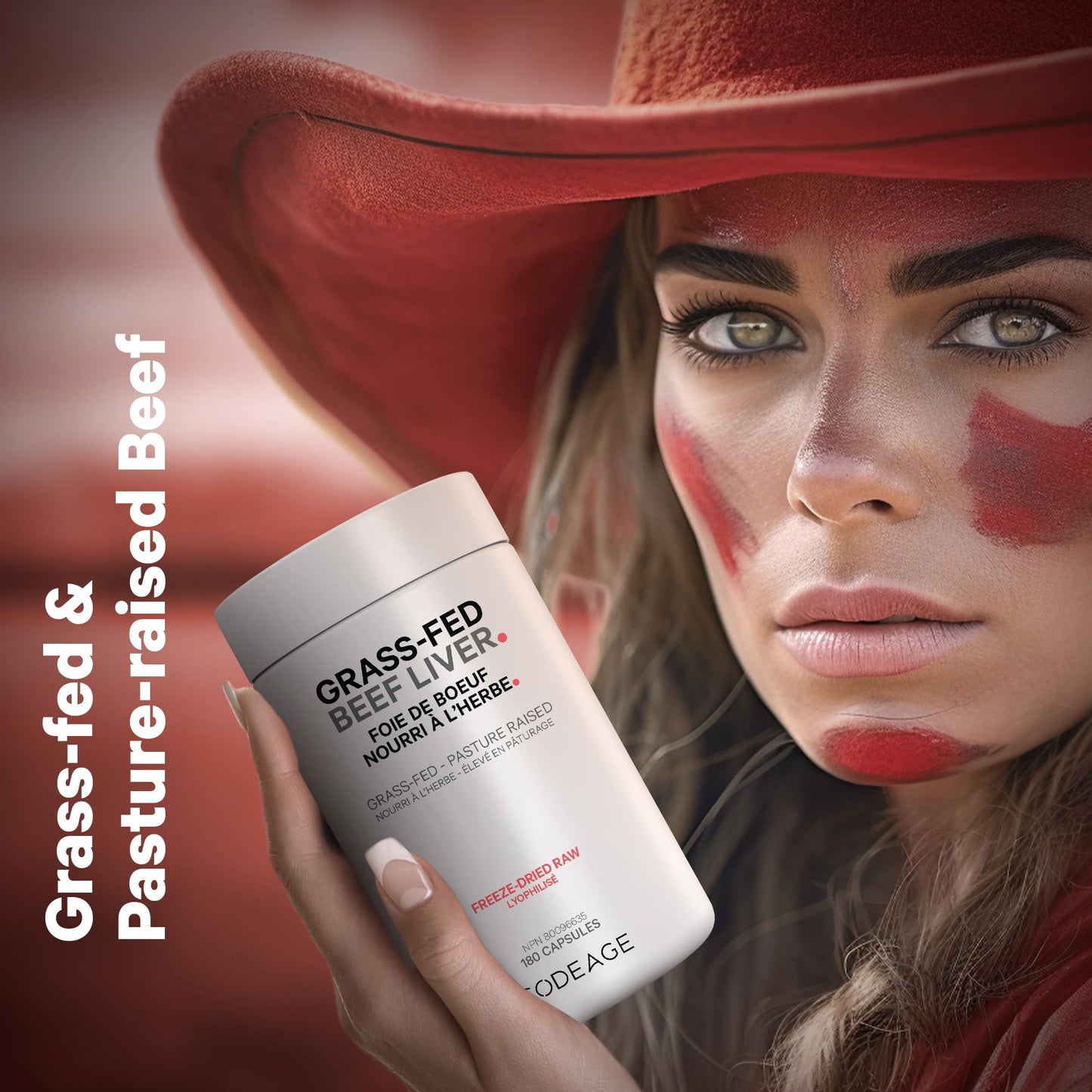 Codeage Grass Fed Beef Liver Supplement - Freeze Dried, Non-Defatted, Desiccated Beef Liver Glandulars Bovine Pills - Liver Health Foods Meat - Argentina Beef Vitamins For Liver - Non-GMO - (2 Pack)