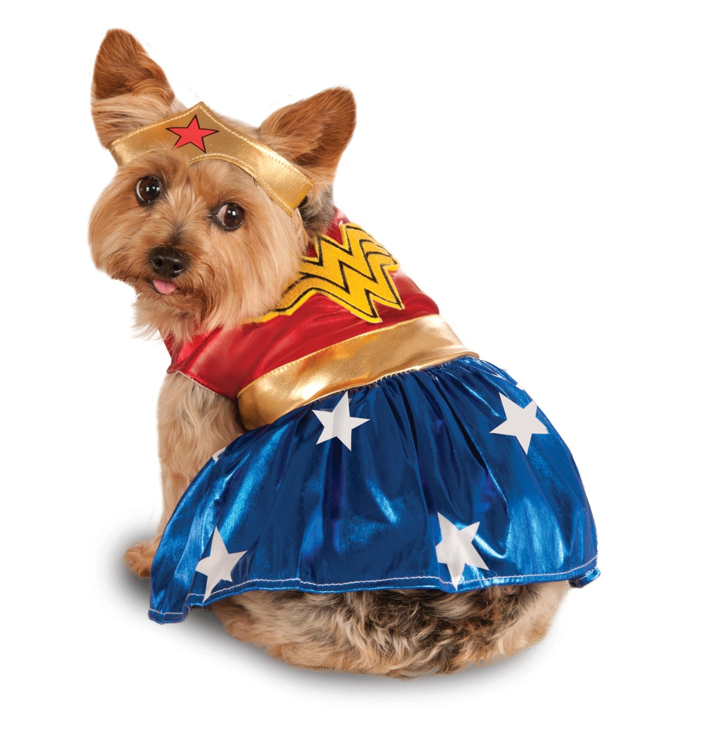 Rubies Costume Co DC Heroes and Villains Collection Pet Costume, X-Large, Wonder Woman