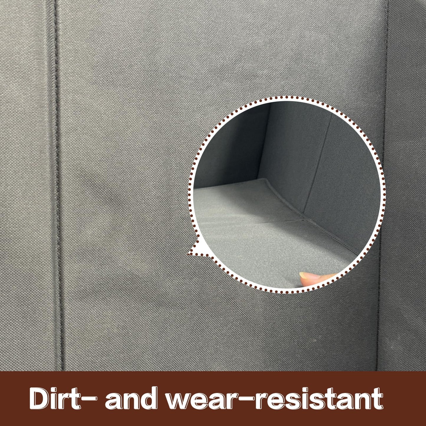 Bhyhok Cat Litter Box Enclosure Splash Guard Large Foldable Removable Mat, Tall for Litter Contained High Side Out Litter Box Keeping Litter Off Floor Easy Clean (26.4 * 21.3 * 16.5 inch)