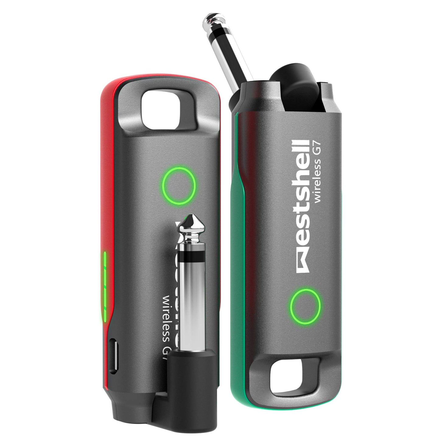 Westshell Wireless Guitar System Wireless Guitar Transmitter Receiver for Electronic Instrument Guitar Amp Digital Electric Acoustic Bass Guitar Accessories