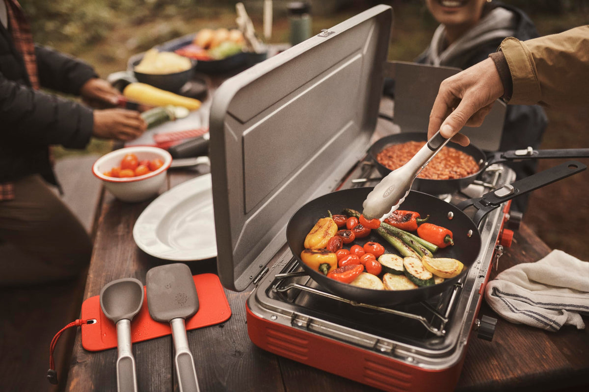 OXO Outdoor 4 -Piece Camp Stove Cooking Set