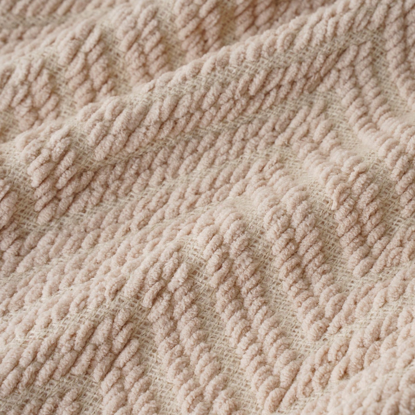BATTILO HOME Beige Throw Blankets for Couch Bed Sofa, Textured Solid Soft Knitted Throw Blanket with Tassels, Warm Cozy Couch Blanket Large Bed Throws, 60"x80"