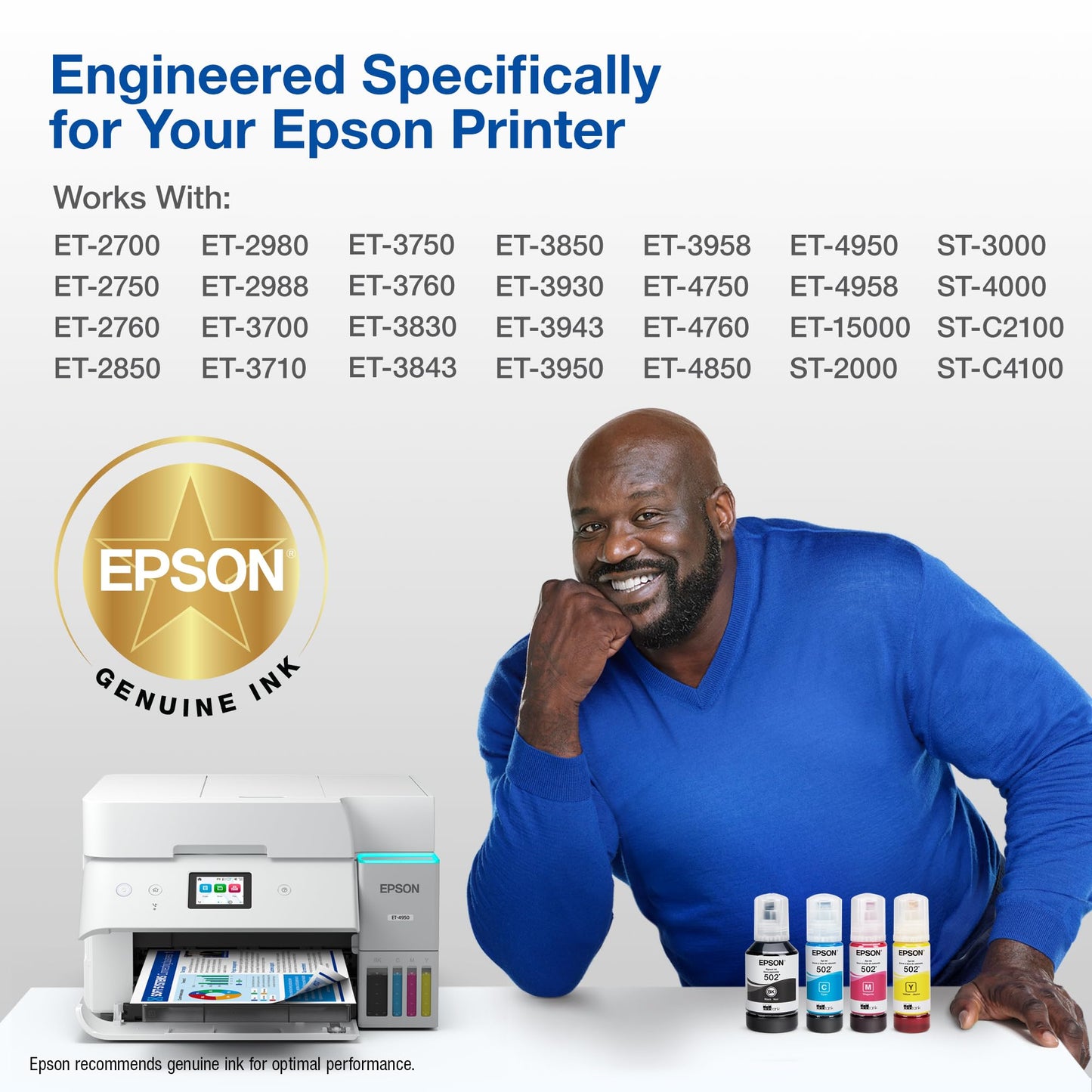 Epson T502 Pigment Black Ink Bottle
