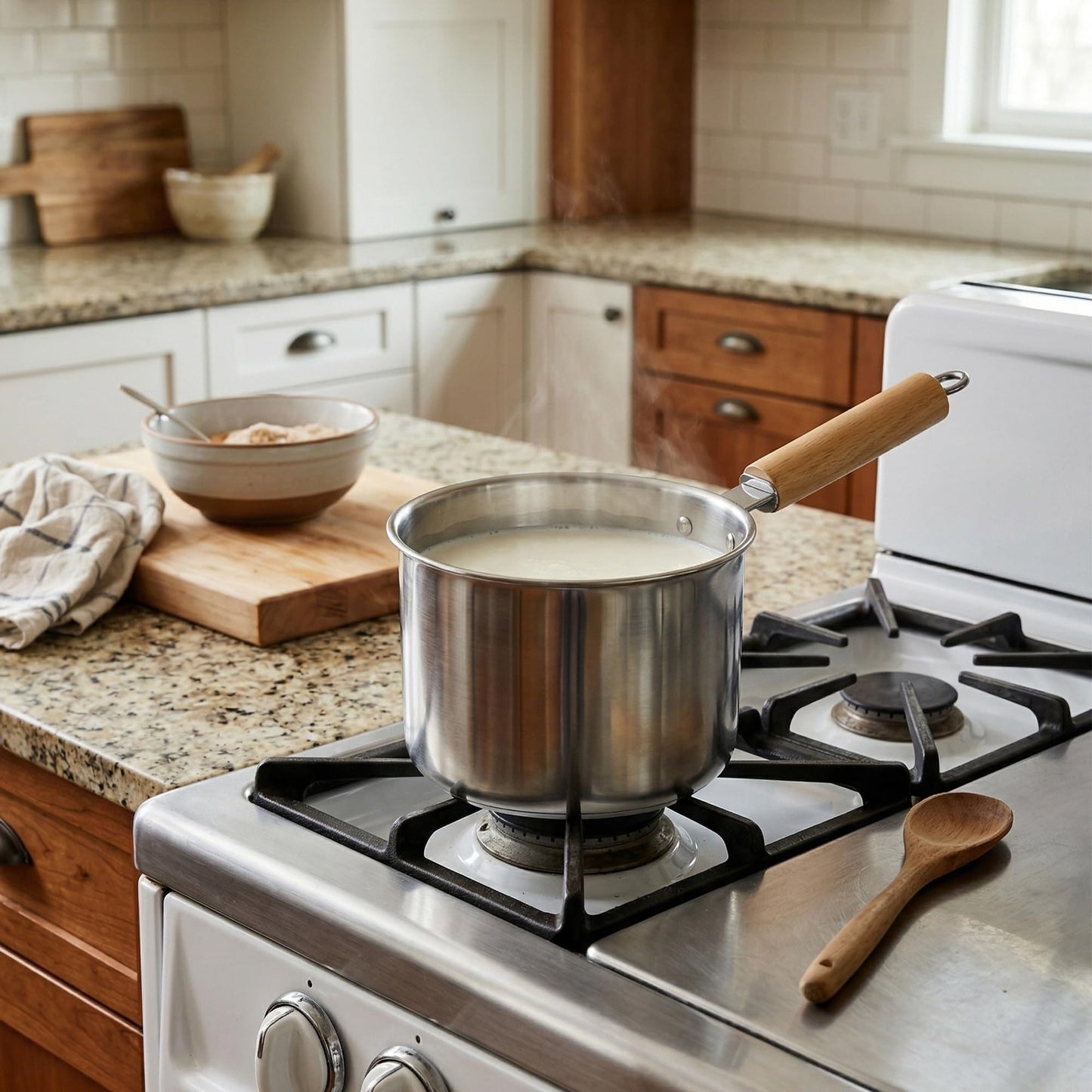 2 in 1 Deep Frying Pot (3L) with Basket, Oil Strainer and Glass Lids, Large 304 Stainless Steel Deep Fryer Cooking Pot, Oil Fryer Bacon Grease Container for Kitchen, Frying, Cooking-Dishwasher Safe