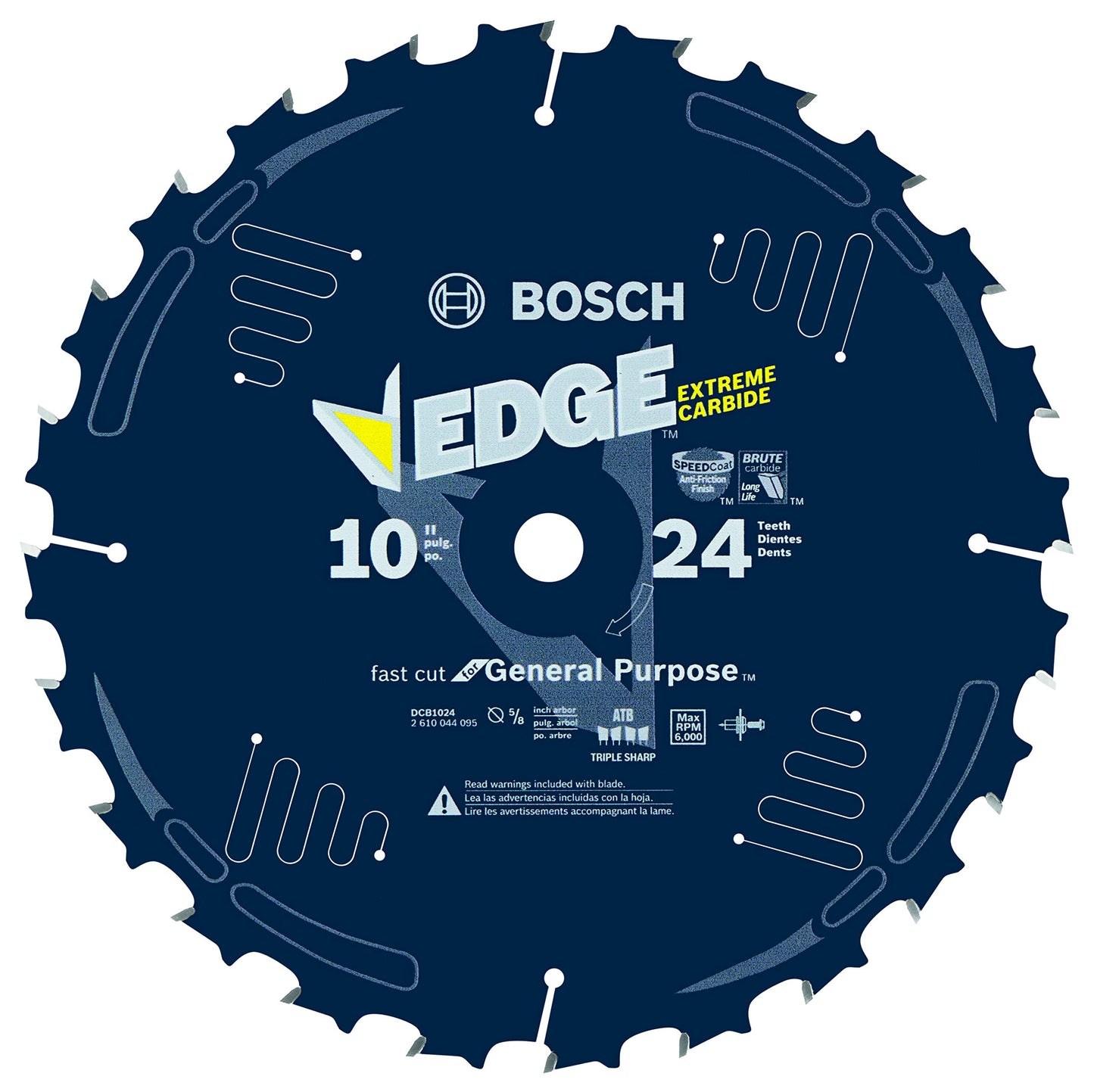 Bosch DCB1024 Daredevil 10-Inch 24-Tooth Fast Ripping Circular Saw Blade