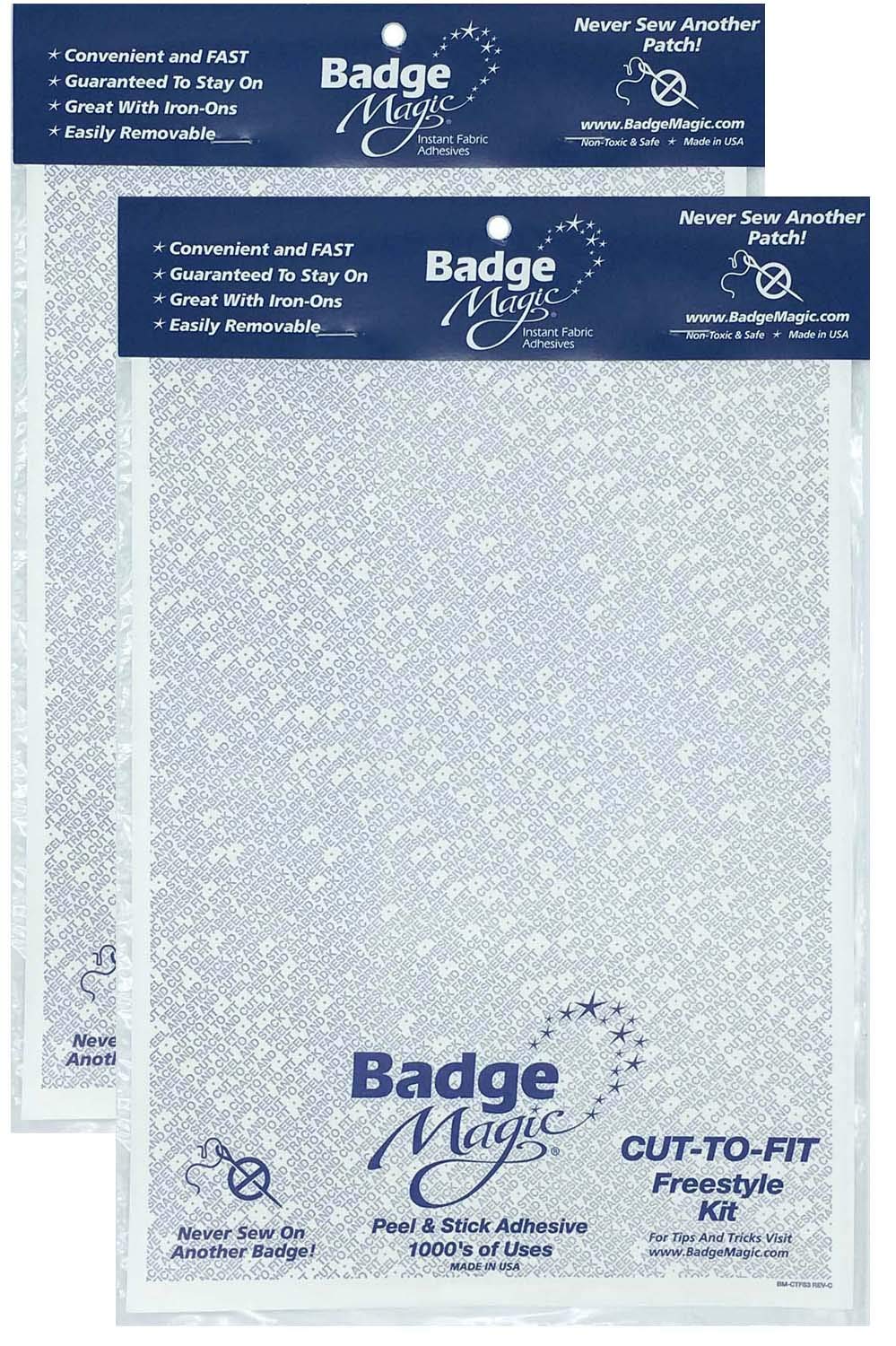 Badge Magic Cut to Fit Freestyle Patch Adhesive Kit - 2 Pack
