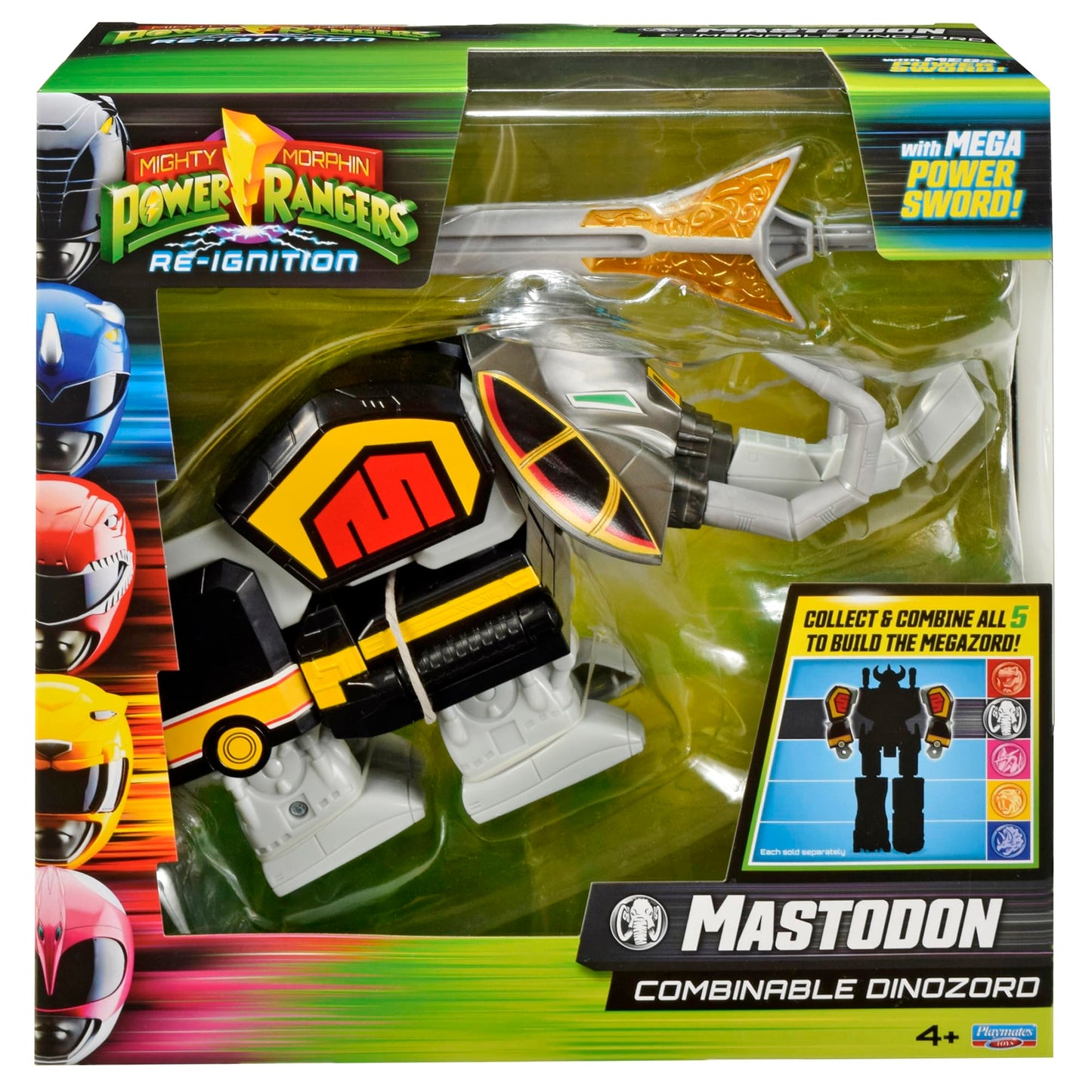 Mighty Morphin Power Rangers - Mastodon Dinozard - Playmates Toys