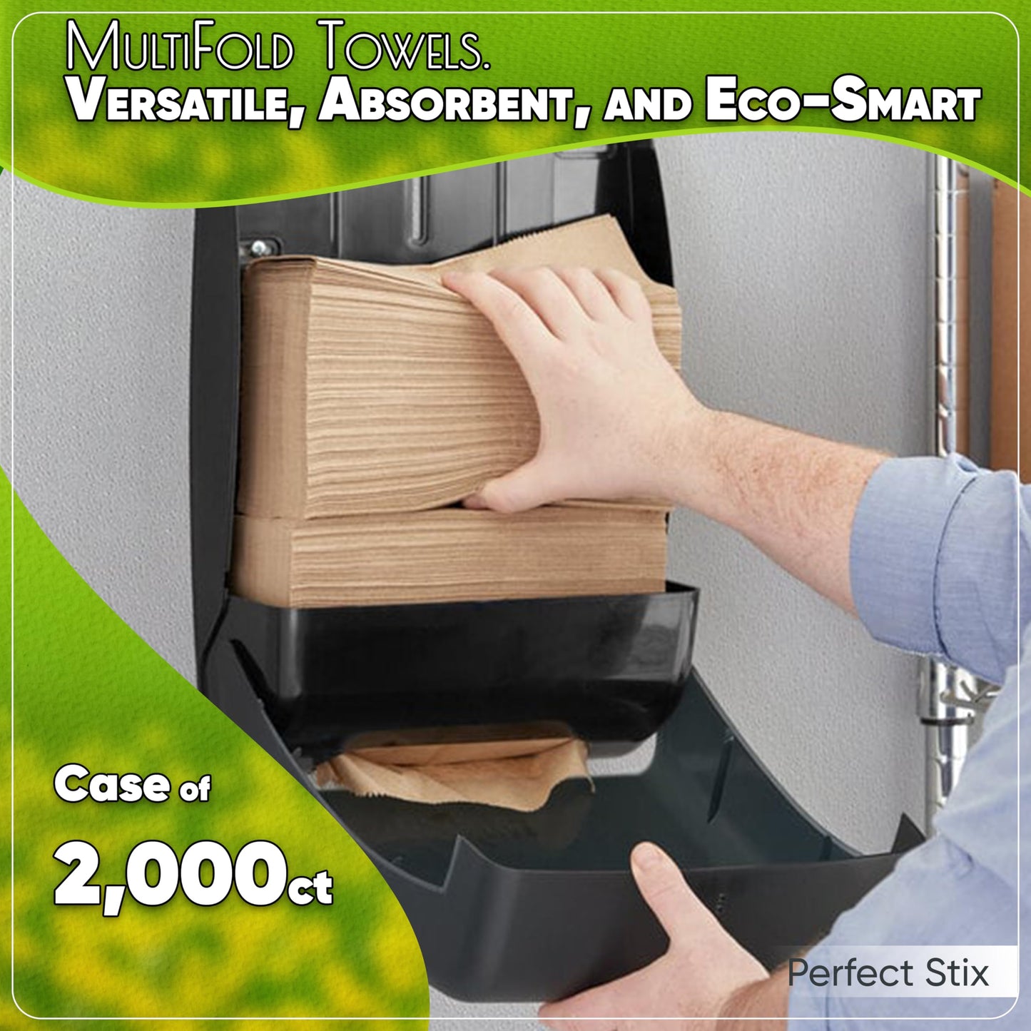 Kraft MultiFold Paper Towels- Case of 2,000ct