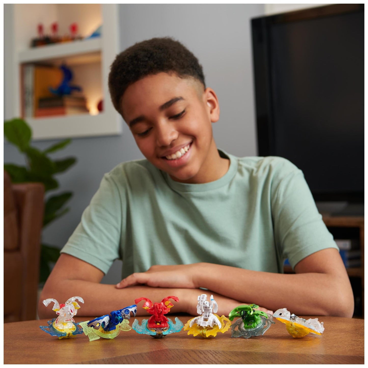 Bakugan Battle 5-Pack, Special Attack Dragonoid, Ventri, Bruiser, Octogan, Trox; Customizable, Spinning Action Figures, Kids Toys for Boys and Girls 6 and up