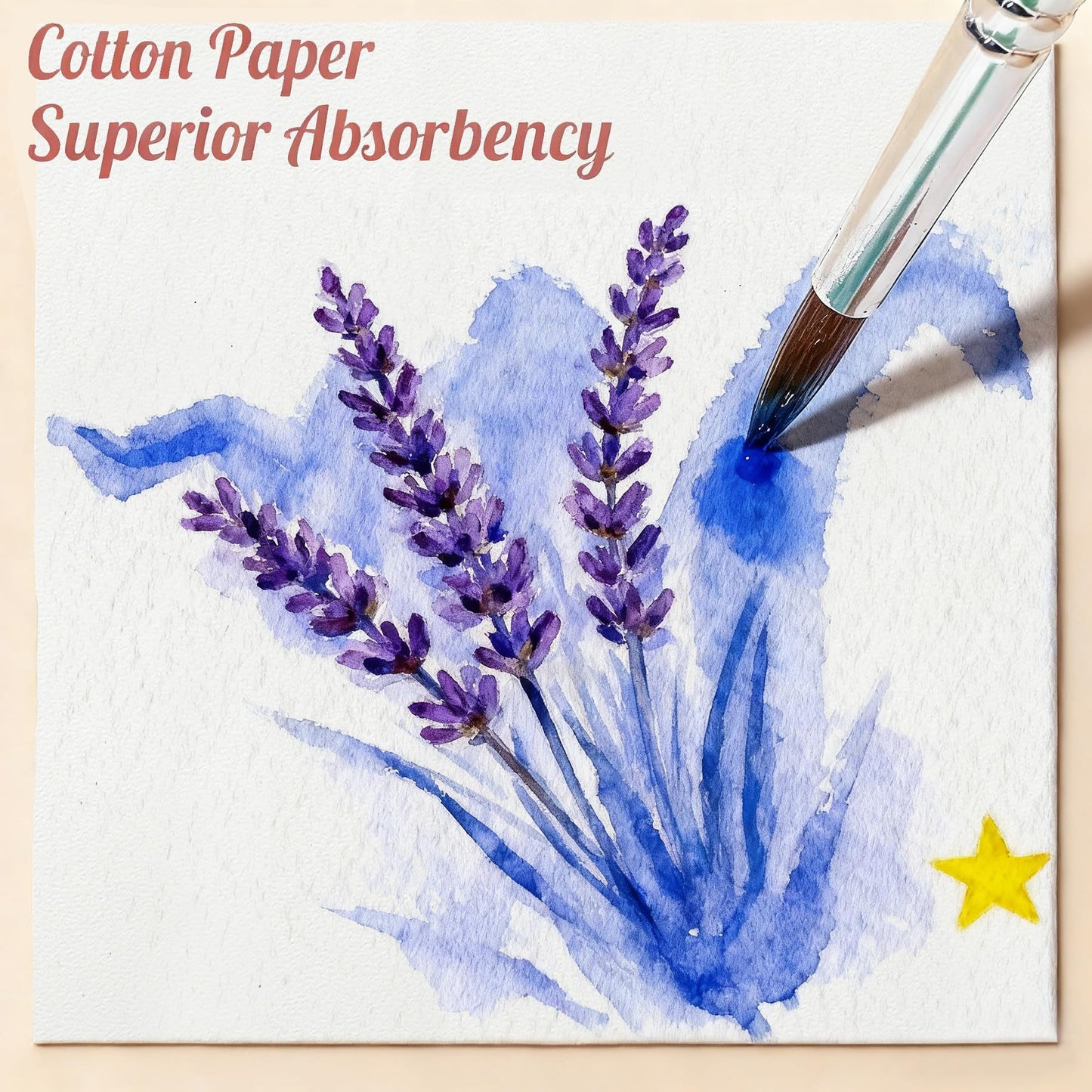 60 Sets Watercolour Cards with Envelopes, 140 lb/300 GSM Foldable Blank Postcards and Envelopes for Painting or Card Making, Perfect for Christmas, Birthday, 4x6 Inch