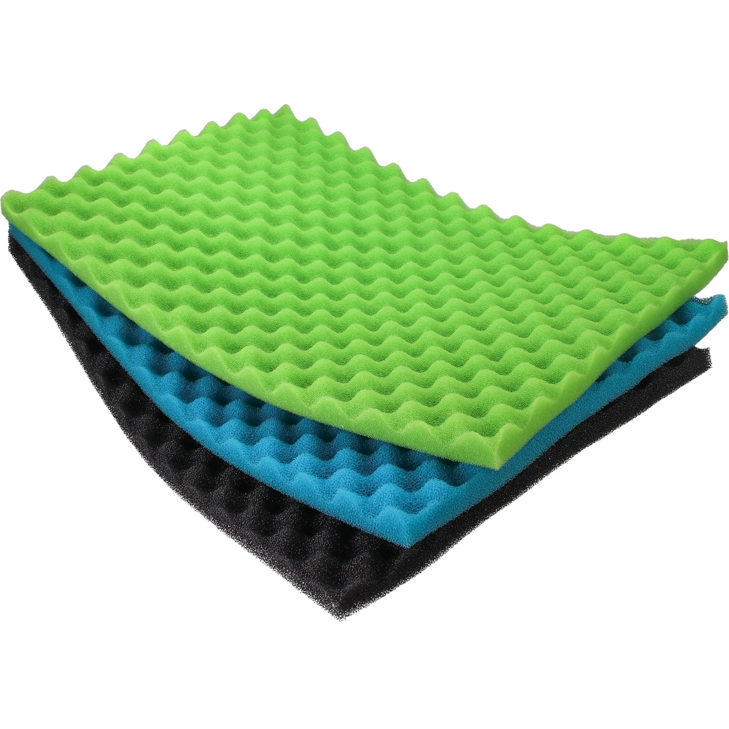 LTWHOME Fish Pond Foam Filter Sponge Set 25-Inch X 18-Inch Media(Pack of 1 Set)
