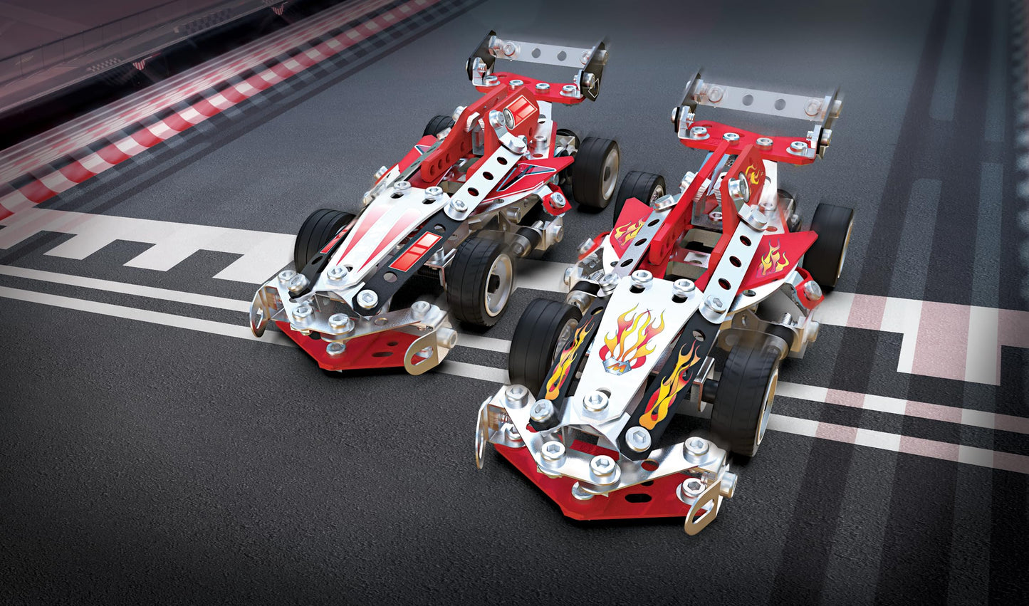 Meccano - 10 Multi Model Set - Racing Vehicles