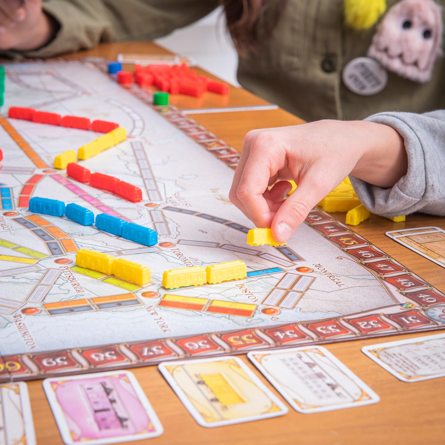 Ticket to Ride Board Game for Family- A Cross-Country Train Adventure for Friends! Strategy Game for Kids & Adults, Ages 8+, 2-5 Players, 30-60 Minute Playtime, Made by Days of Wonder