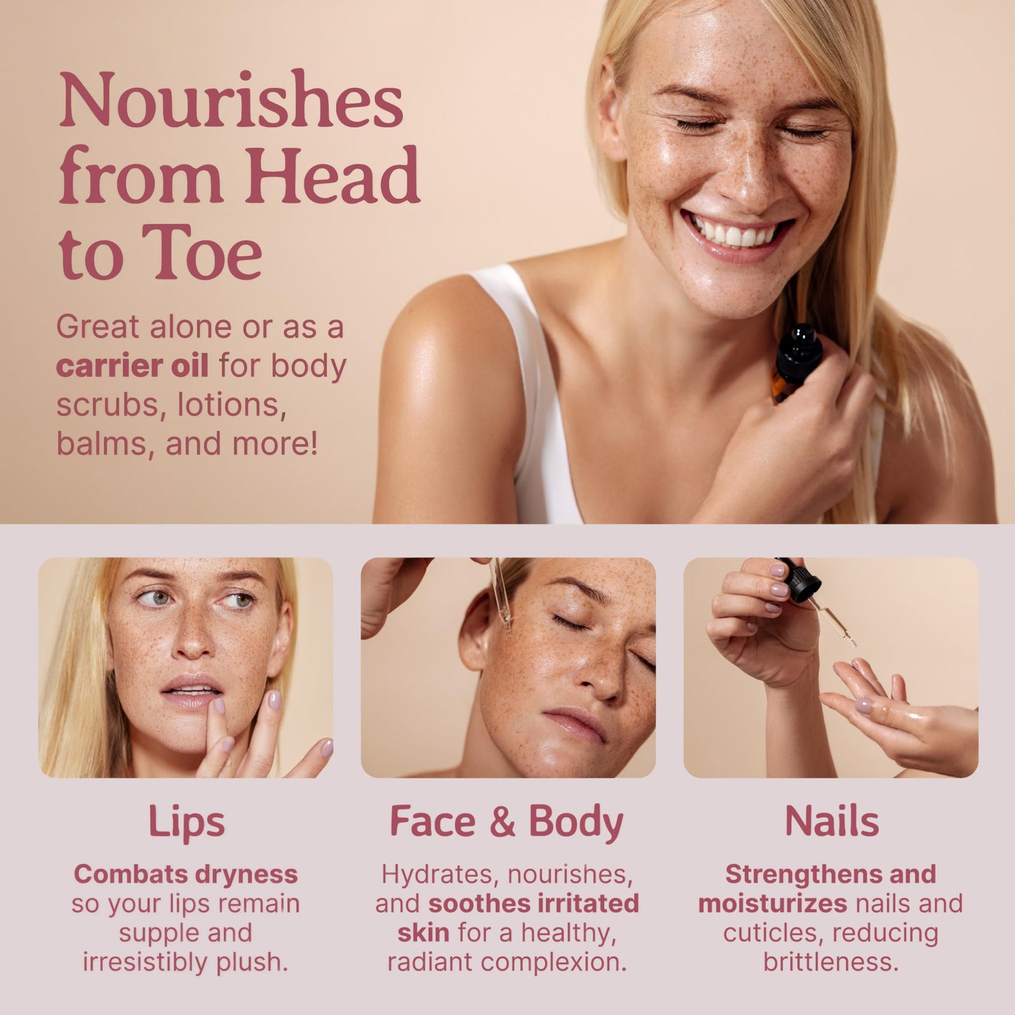 Bella Terra Oils Pure Cold‑Pressed Maracuja Oil, 473 mL (16 fl oz) – Lightweight & Non‑Greasy for Lustrous Hair & Radiant Skin