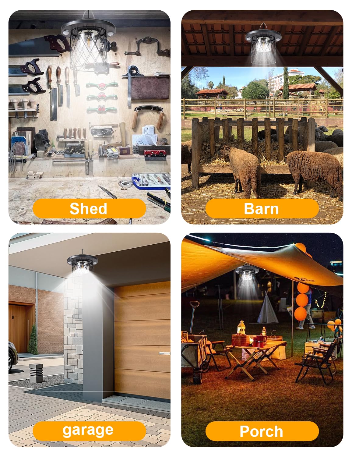 Solar Pendant Lights Outdoor,Motion Sensor Lights, IP65 Waterproof, Switchable 5 Lighting Modes.Remote Control and Solar Powered Suitable for Solar Gazebo Lights and Solar shed Light with Switch