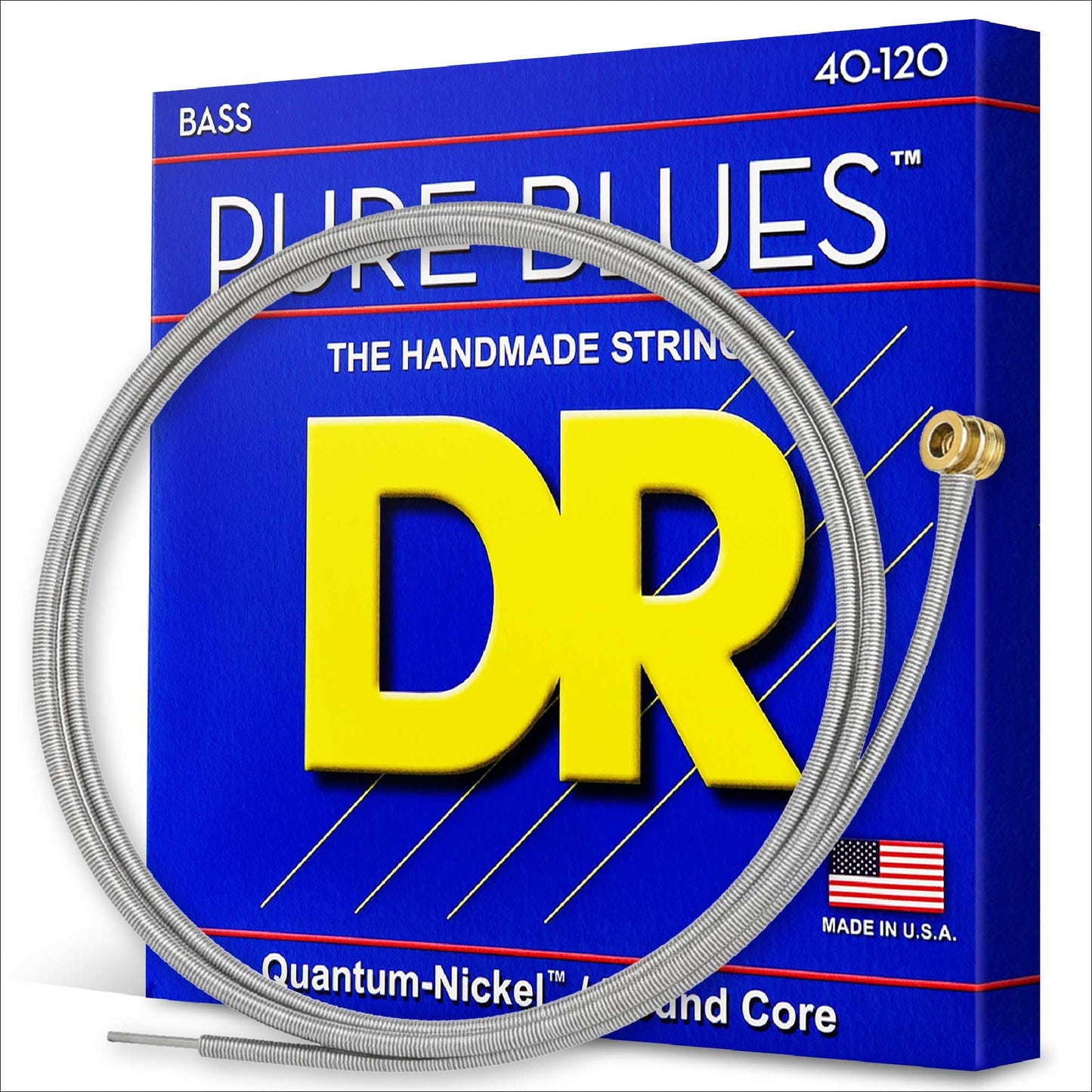 DR Strings PURE BLUES Bass Guitar Strings (PB5-40)
