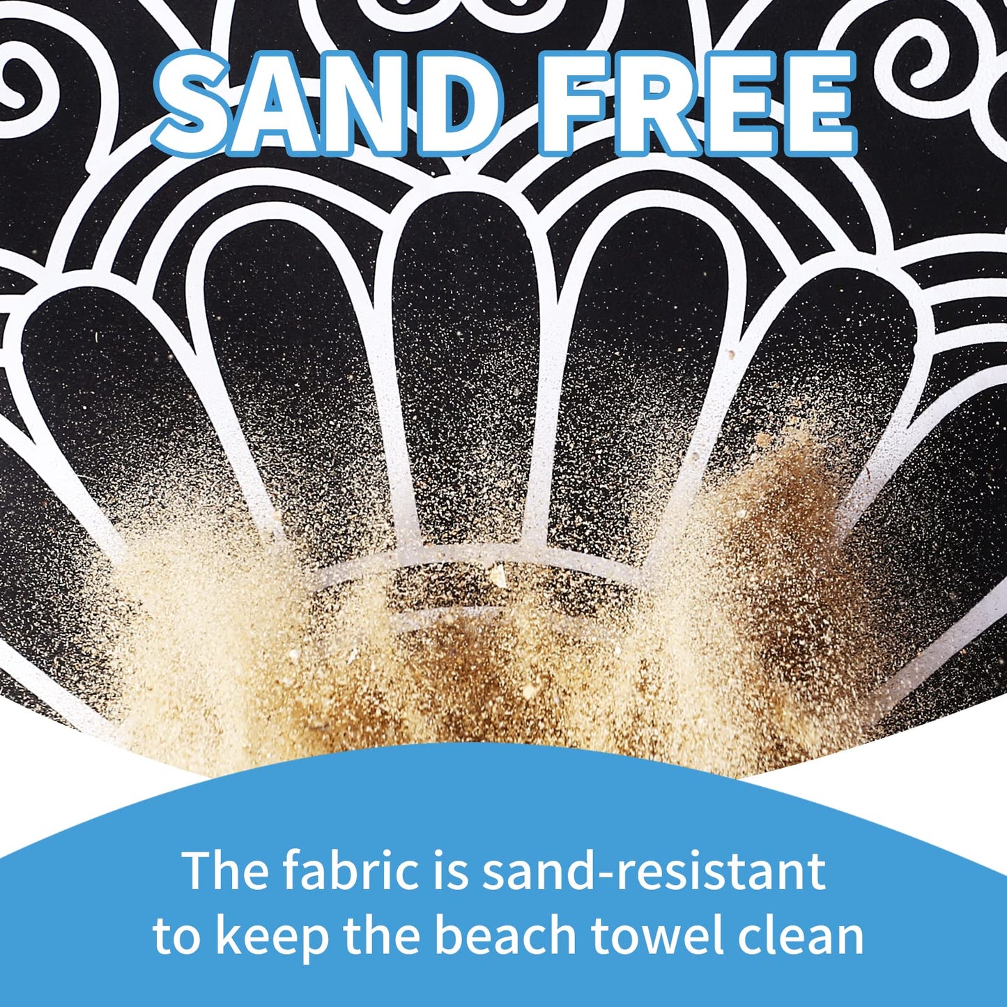 4 Pack Lightweight Thin Beach Towel Oversized 71"x32" Big Extra Large Microfiber Sand Free Towels for Adult Quick Dry Travel Beach Accessories Vacation Gift Coconut Tree Laguna Mandala Elephant