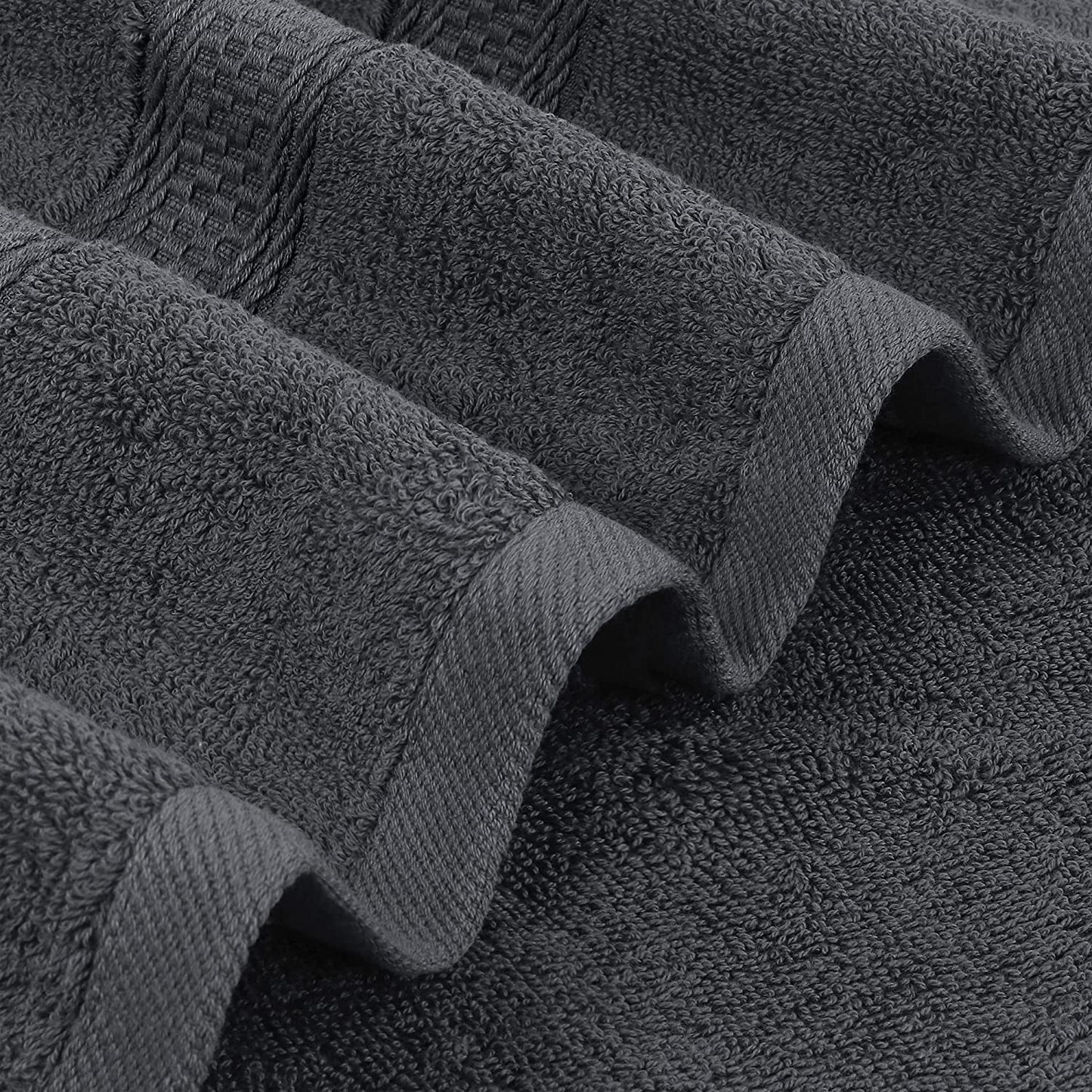Utopia Towels 4 Pack Premium Bath Towels Set, 27 by 54 Inches, 100% Ring Spun Cotton 600GSM, Lightweight and Highly Absorbent Quick Drying Towels, Perfect for Daily Use, Grey