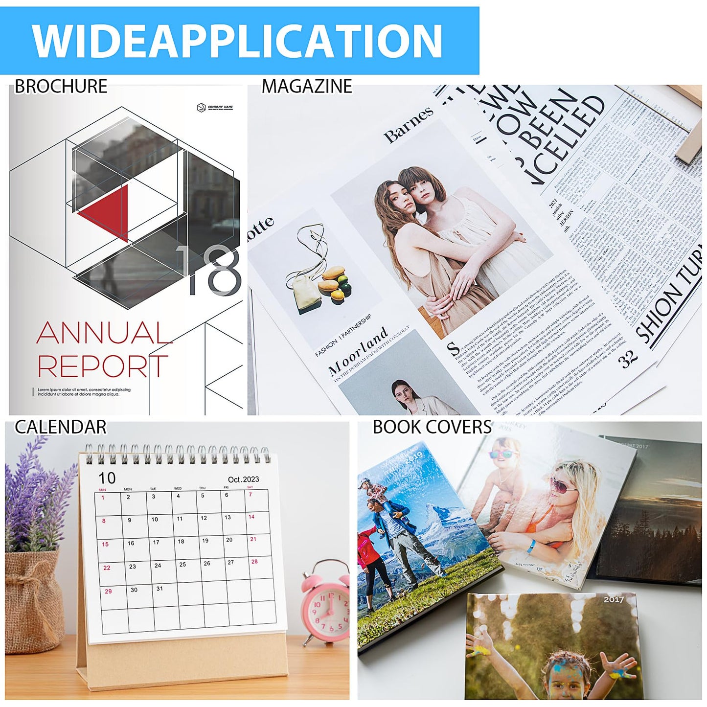 800 Sheets Glossy Photo Paper 4x6 Inch Double Sided Photo Printer Paper 54lbs 9.5Mil 200Gsm for Inkjet Printing Printer Making Photos Calender Menus Greeting Card Art Prints