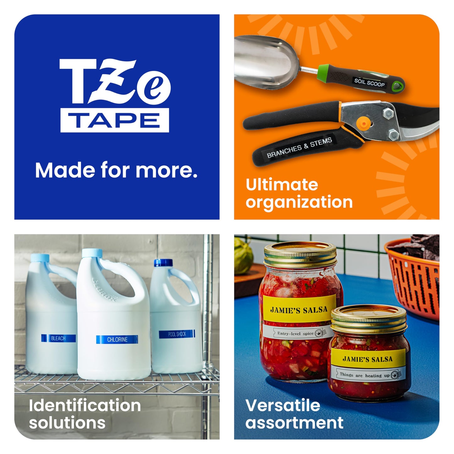 Brother Genuine TZe-651 Black on Yellow Laminated Tape for TZe-Compatible P-Touch Label Makers, 24 mm Wide x 8 m Long