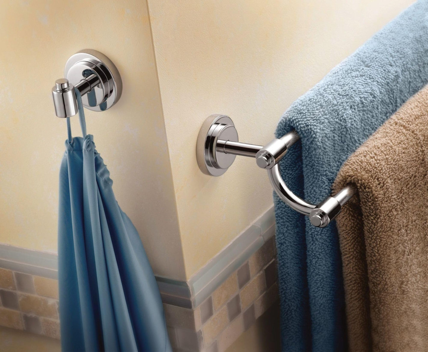 Moen DN0722CH 24-Inch Inspirations Double Towel Bar (Chrome)