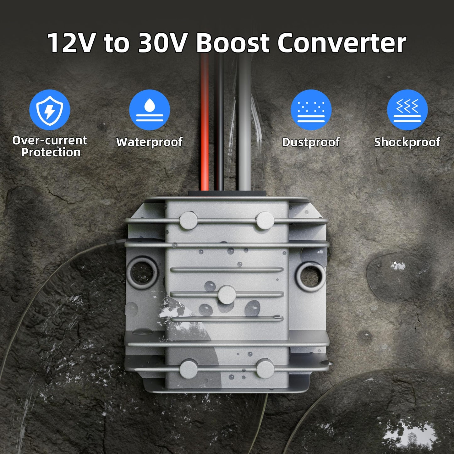 Starlink Mini Adapter 12V DC Power Cord Converter 12V for Starlink Mini Power Supply Step Up to 30V 3.5A DC Male Conversion Kit for Truck RV Without